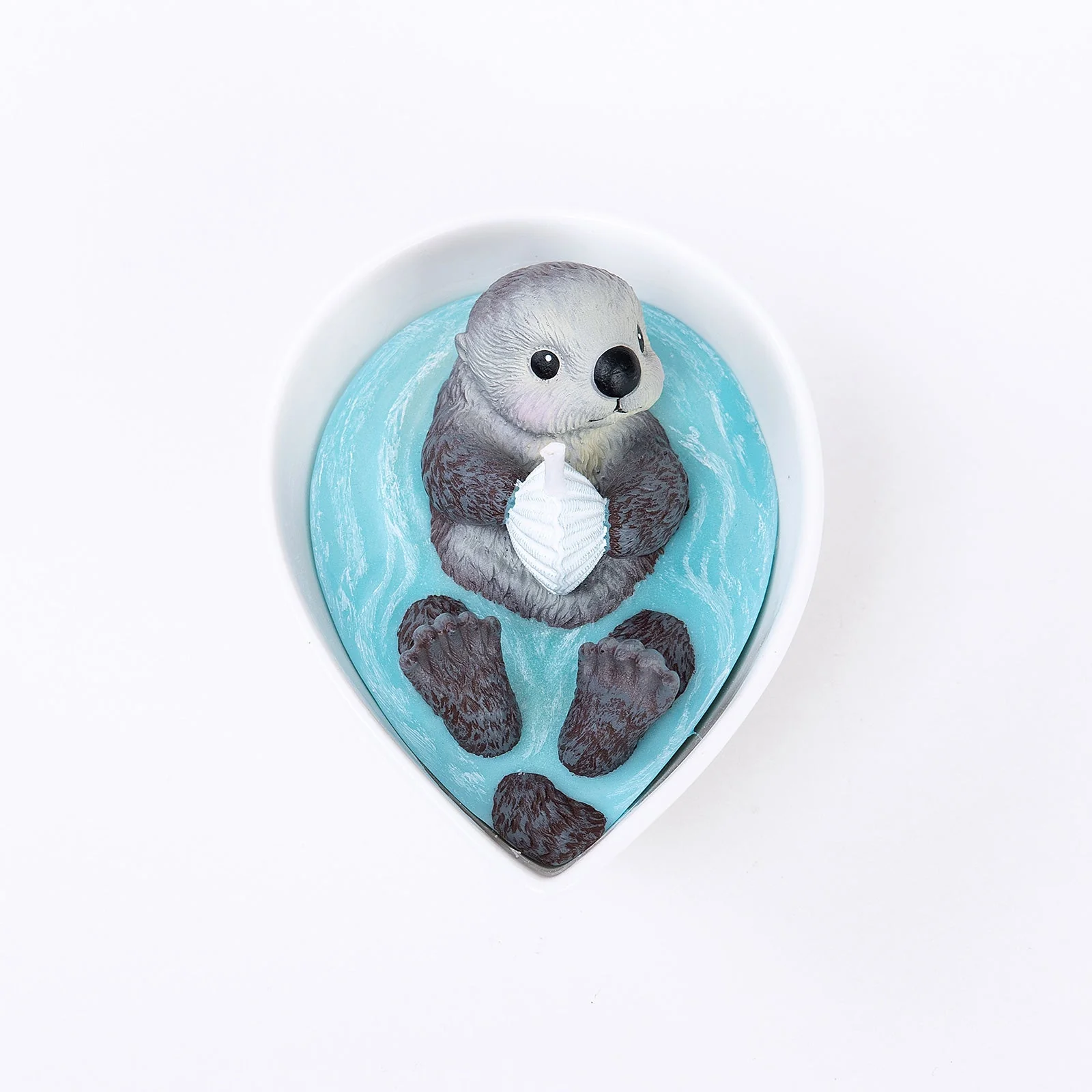 Cute Sea Otter Baby Scented Candle - Image 8