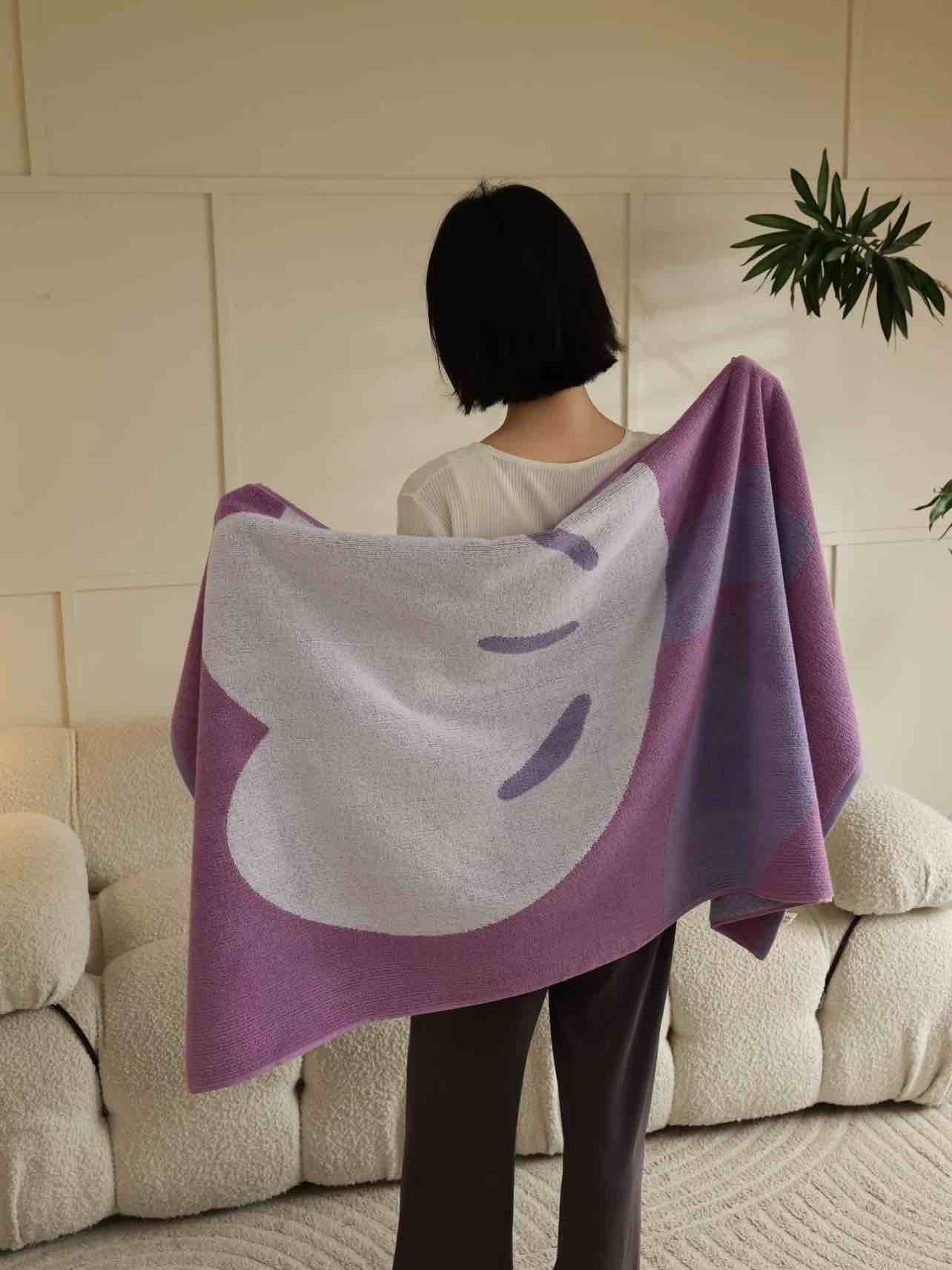 Cute Whimsical Floral Bath Towel - Soft, Absorbent, 100% Staple Cotton - Image 8