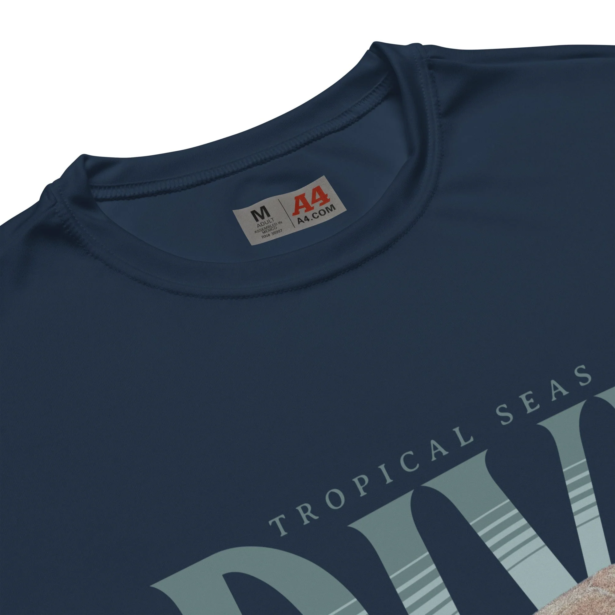 Dive Deep Sea Turtle Performance T-shirt - Image 2