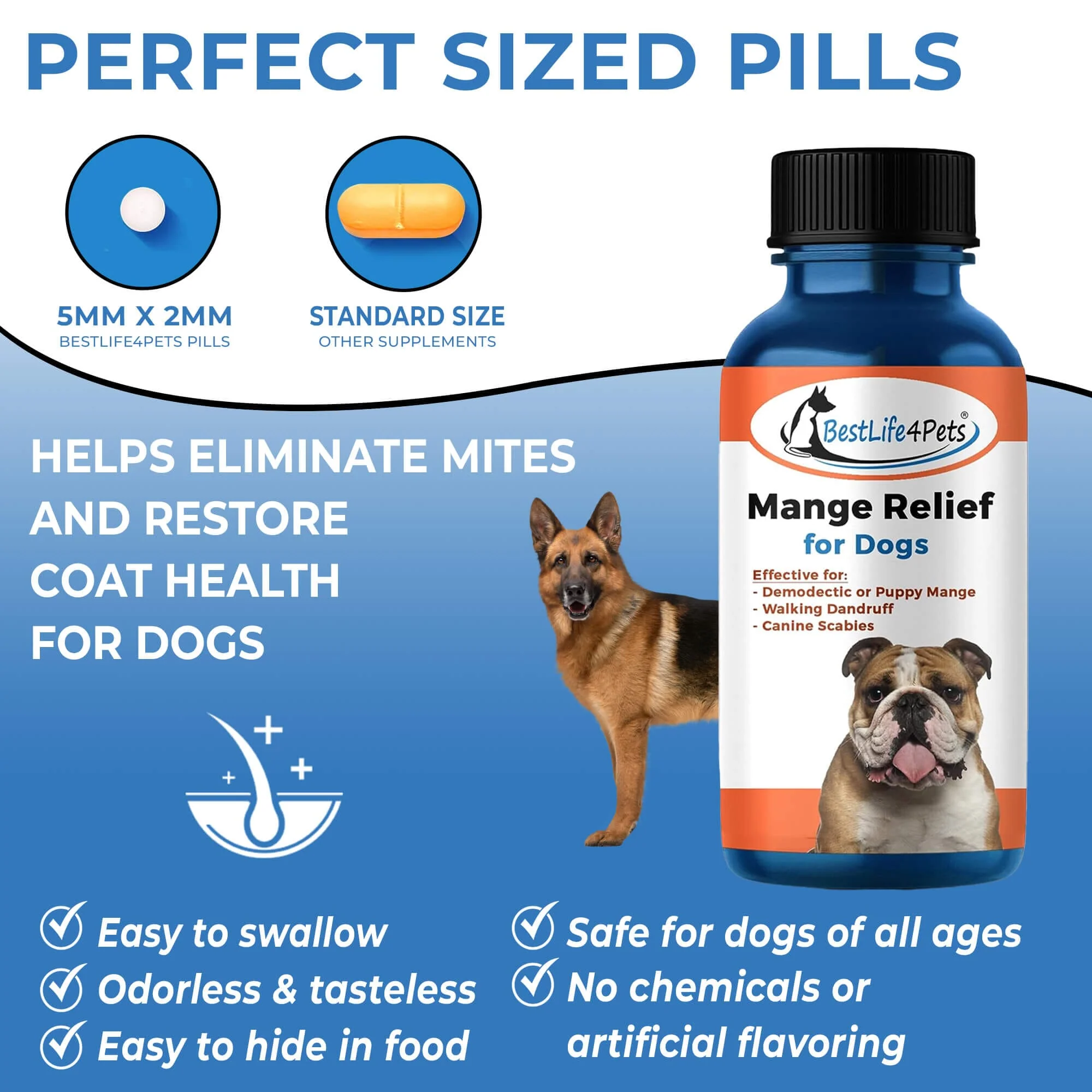 Dog Mange Treatment - Relief for Demodectic and Sarcoptic Mange (Scabies) by BestLife4Pets - Image 3