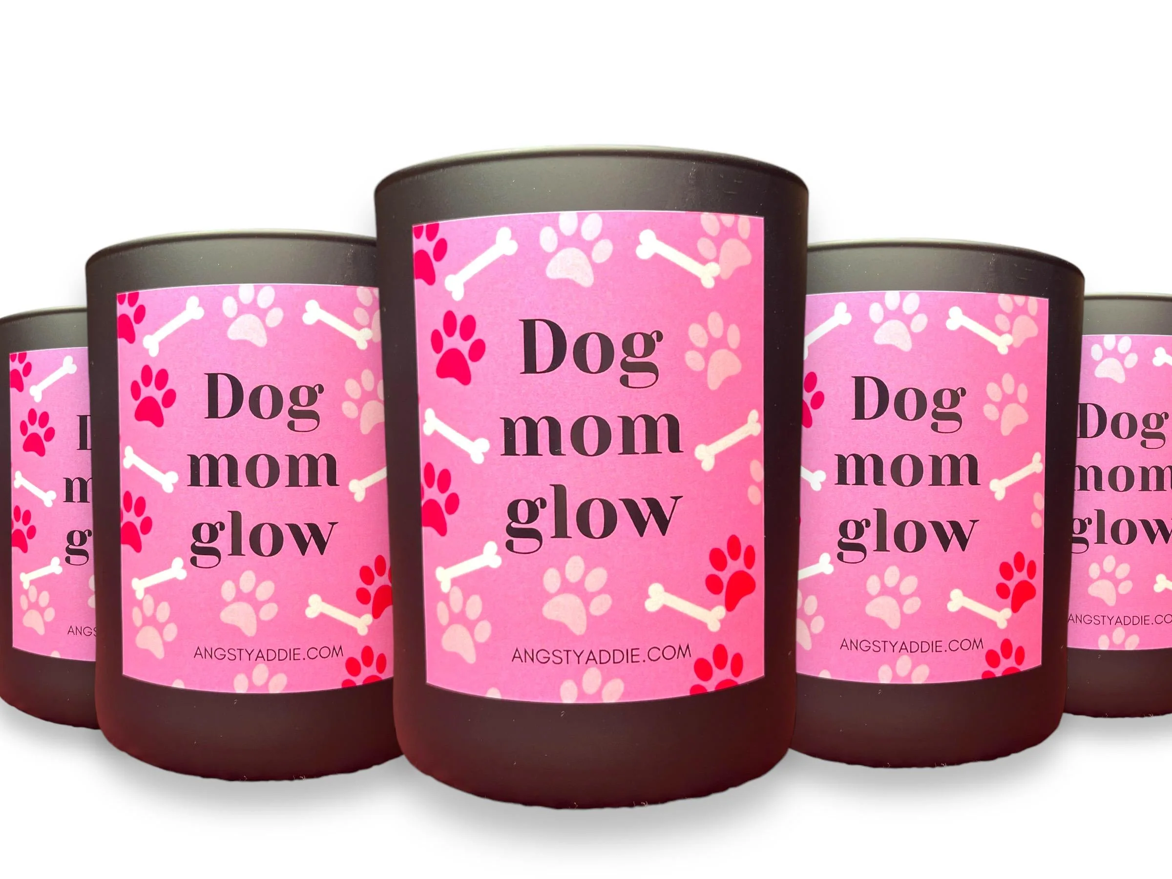 Dog Mom Glow candle by Angsty Addie - Image 5