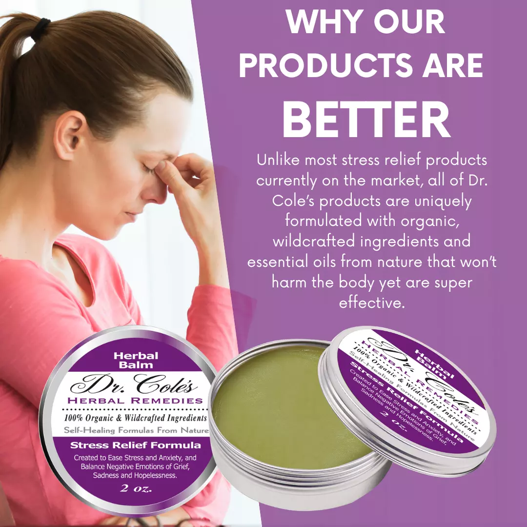 29 - Dr. Coleās Organic Stress Relief Herbal Balm - Image 12
