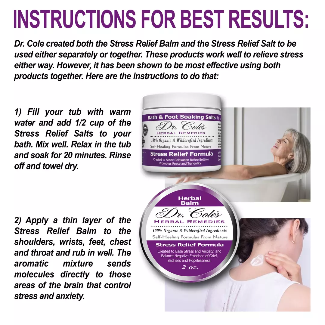 29 - Dr. Coleās Organic Stress Relief Herbal Balm - Image 6