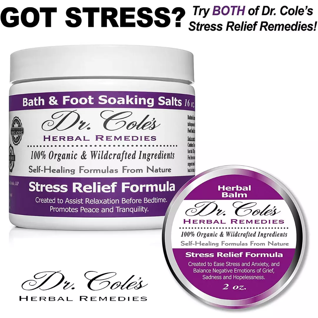 29 - Dr. Coleās Organic Stress Relief Herbal Balm - Image 9