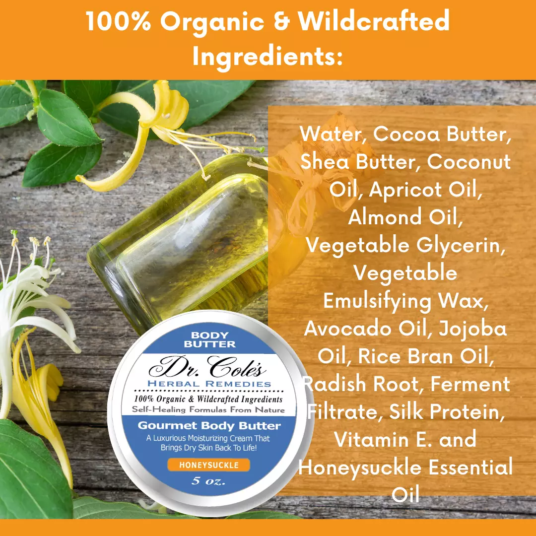35 - Dr. Cole's Gourmet Body Butter - HONEYSUCKLE - Image 11