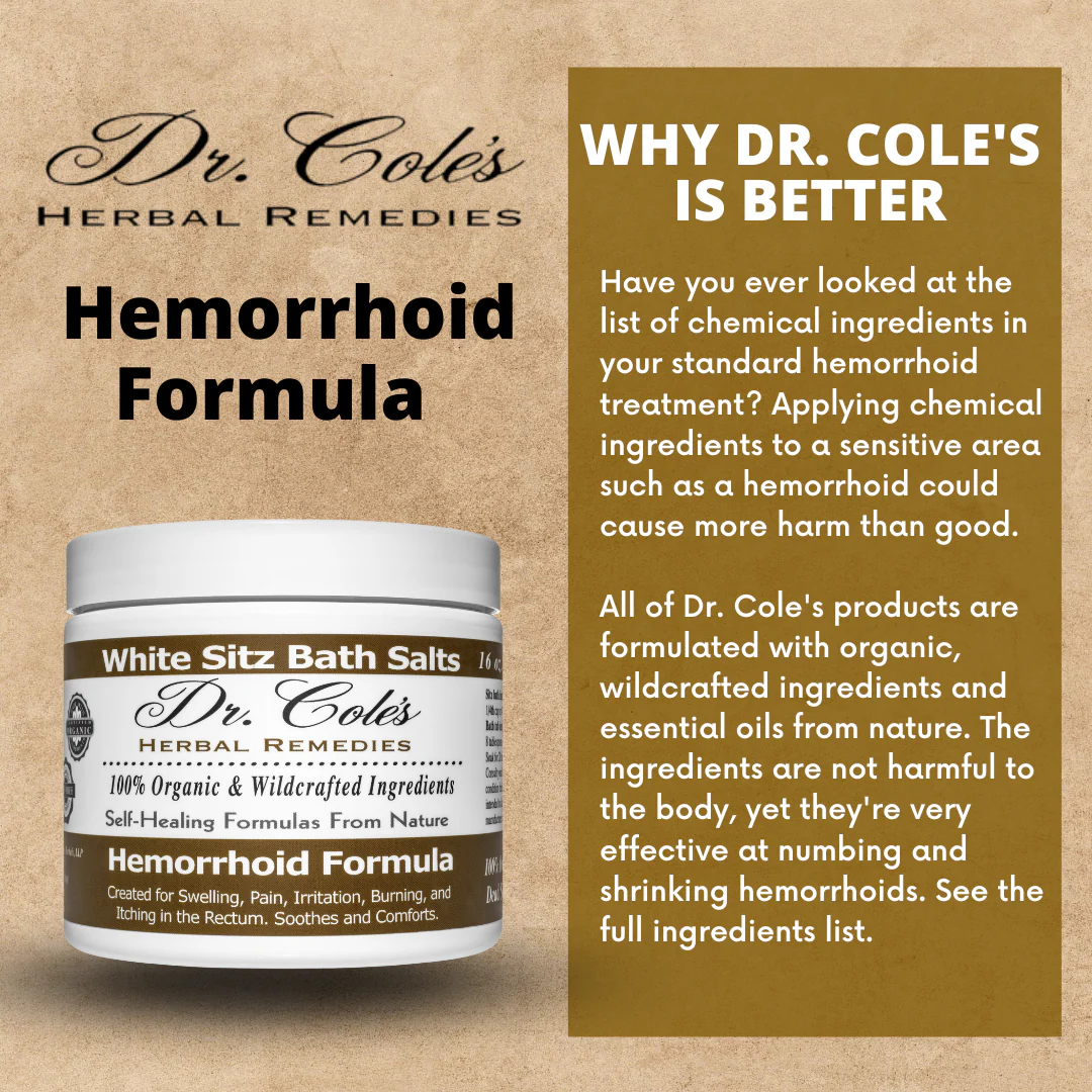 03 - Dr. Cole's Hemorrhoid Salts White - Image 10