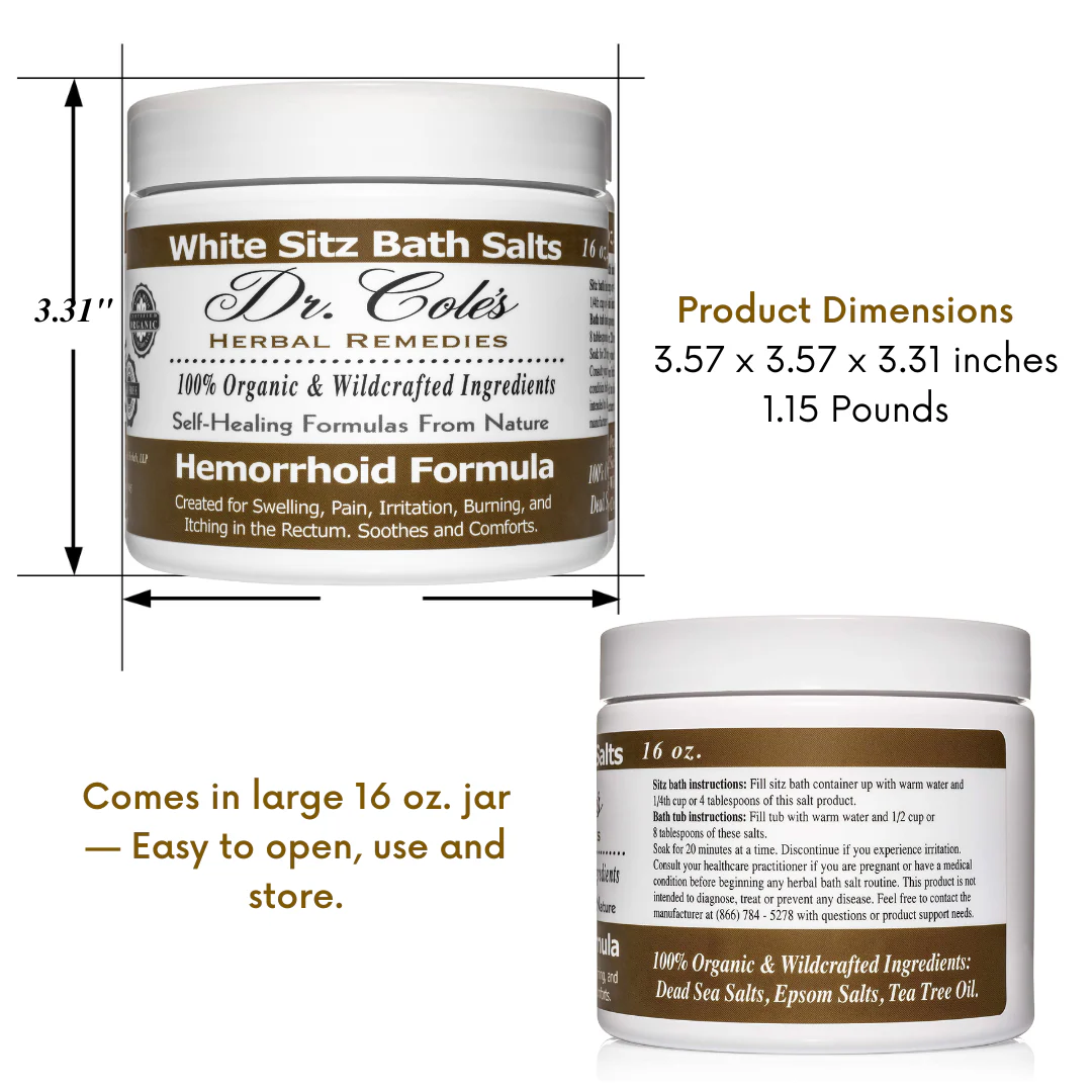 03 - Dr. Cole's Hemorrhoid Salts White - Image 2