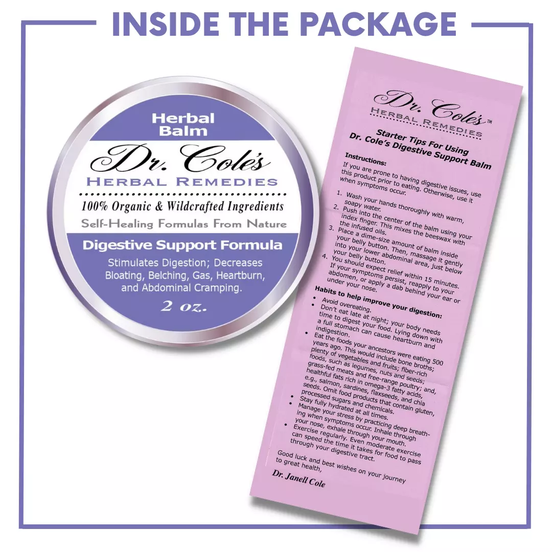 06 - Dr. Cole's Organic Digestive Support Herbal Balm - Image 3