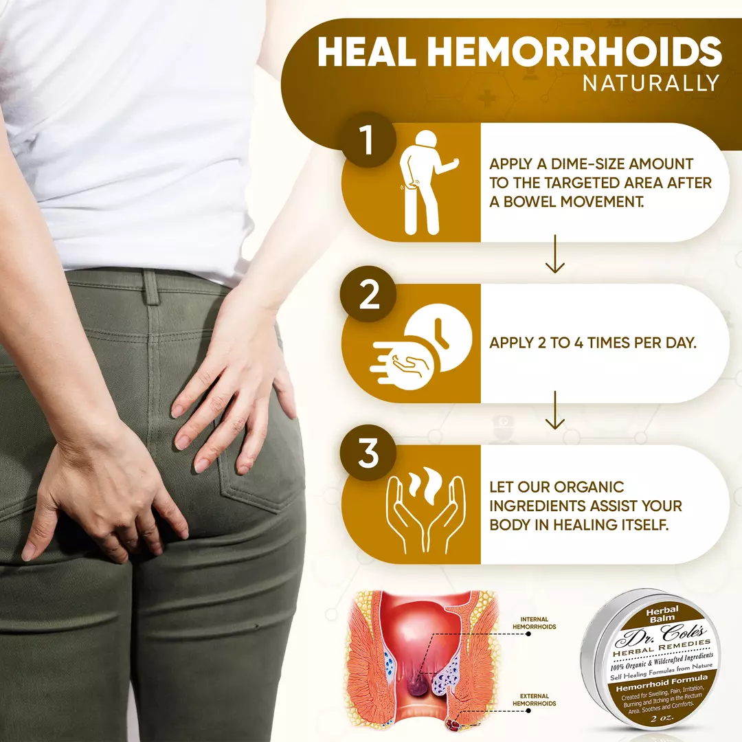 01 - Dr. Cole's Organic Hemorrhoid Balm - Image 4