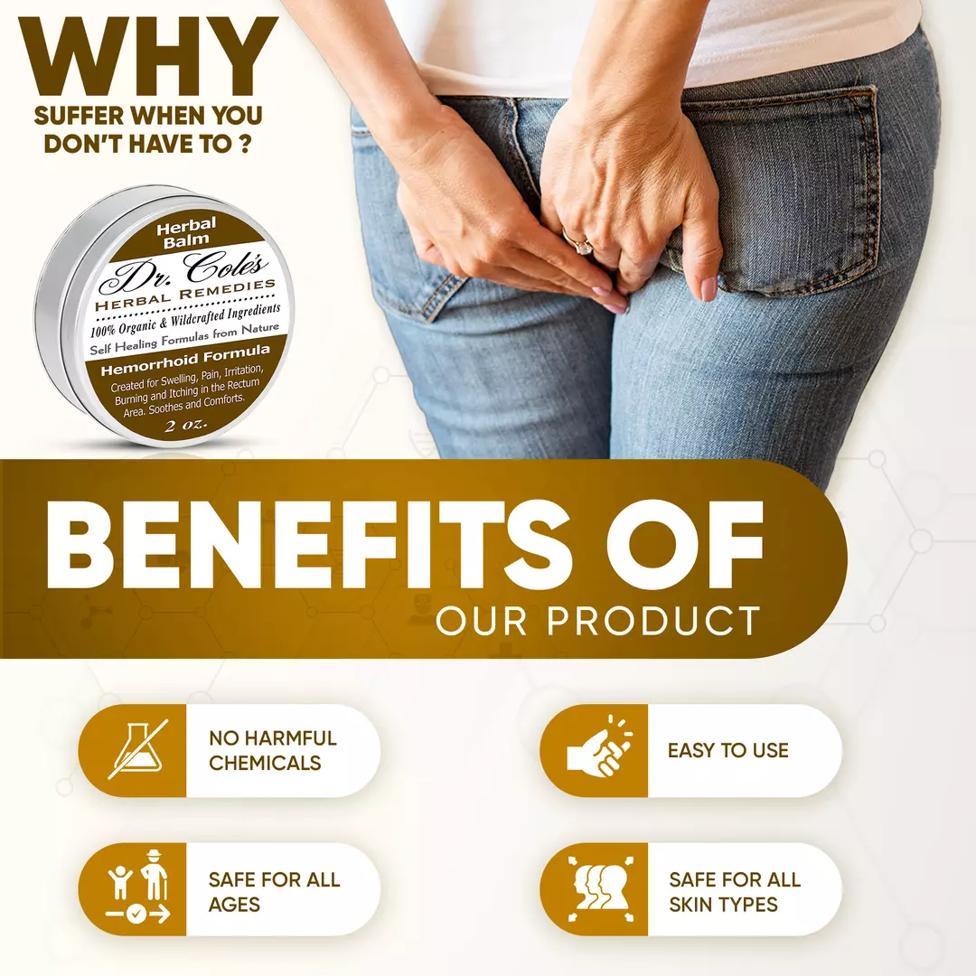 01 - Dr. Cole's Organic Hemorrhoid Balm - Image 5
