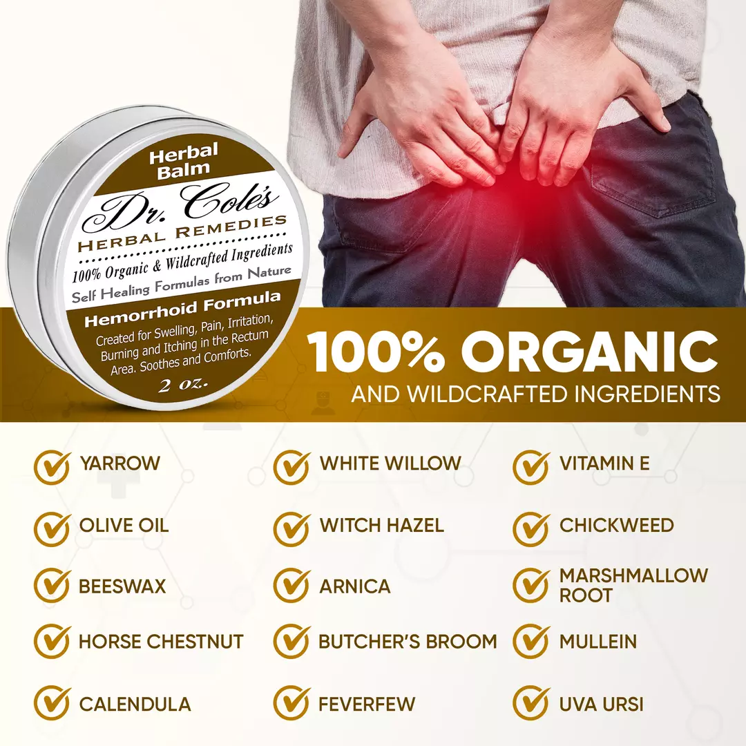 01 - Dr. Cole's Organic Hemorrhoid Balm - Image 6