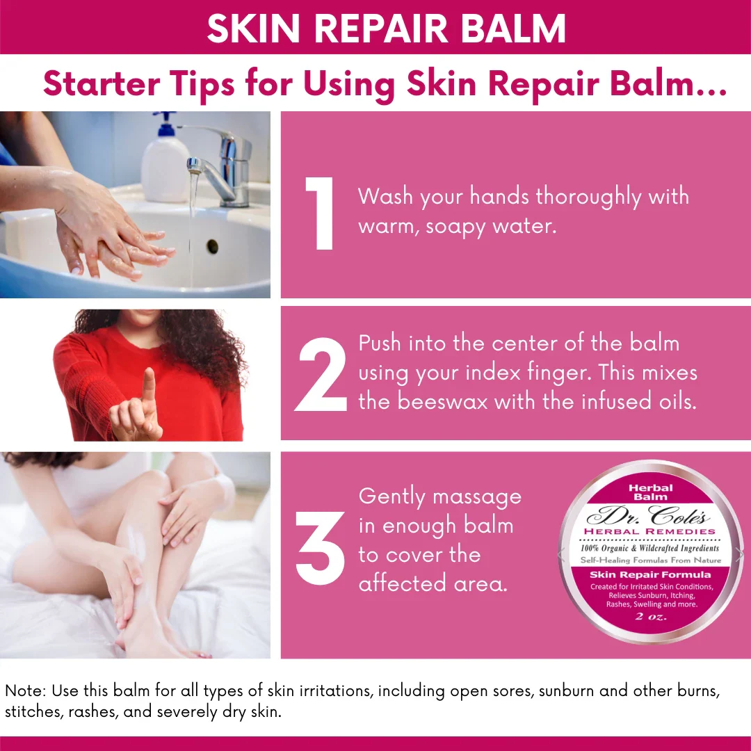 16 - Dr. Cole's Organic Skin Repair Herbal Balm - Image 5