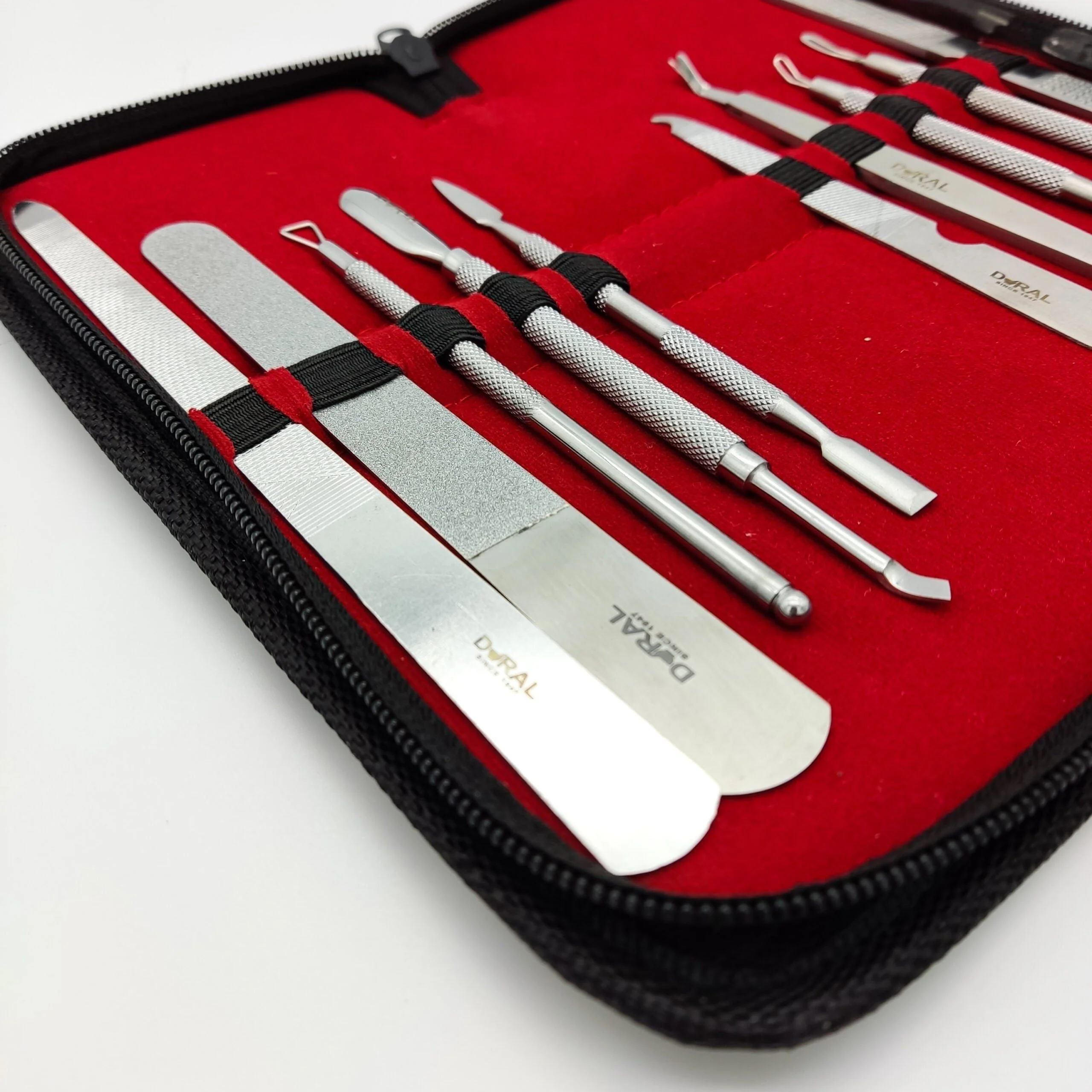 Dural  Manicure/ Pedicure/Facial Complete Kit with Leather Case Stainless Steel (Grade A+) - Image 3