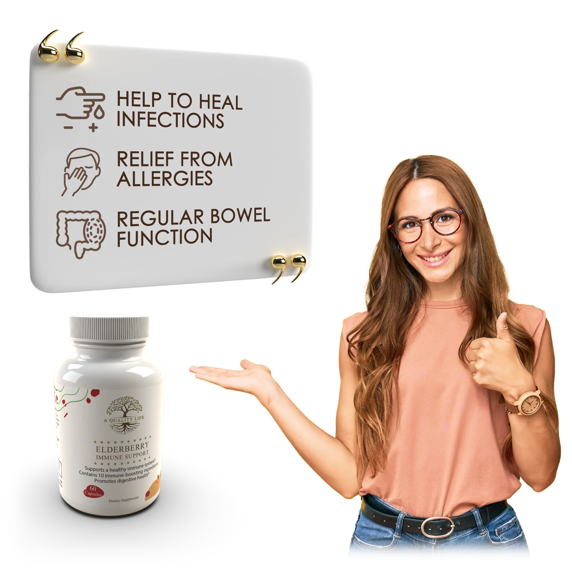 Elderberry Immune Support by A Quality Life Nutrition - Image 3
