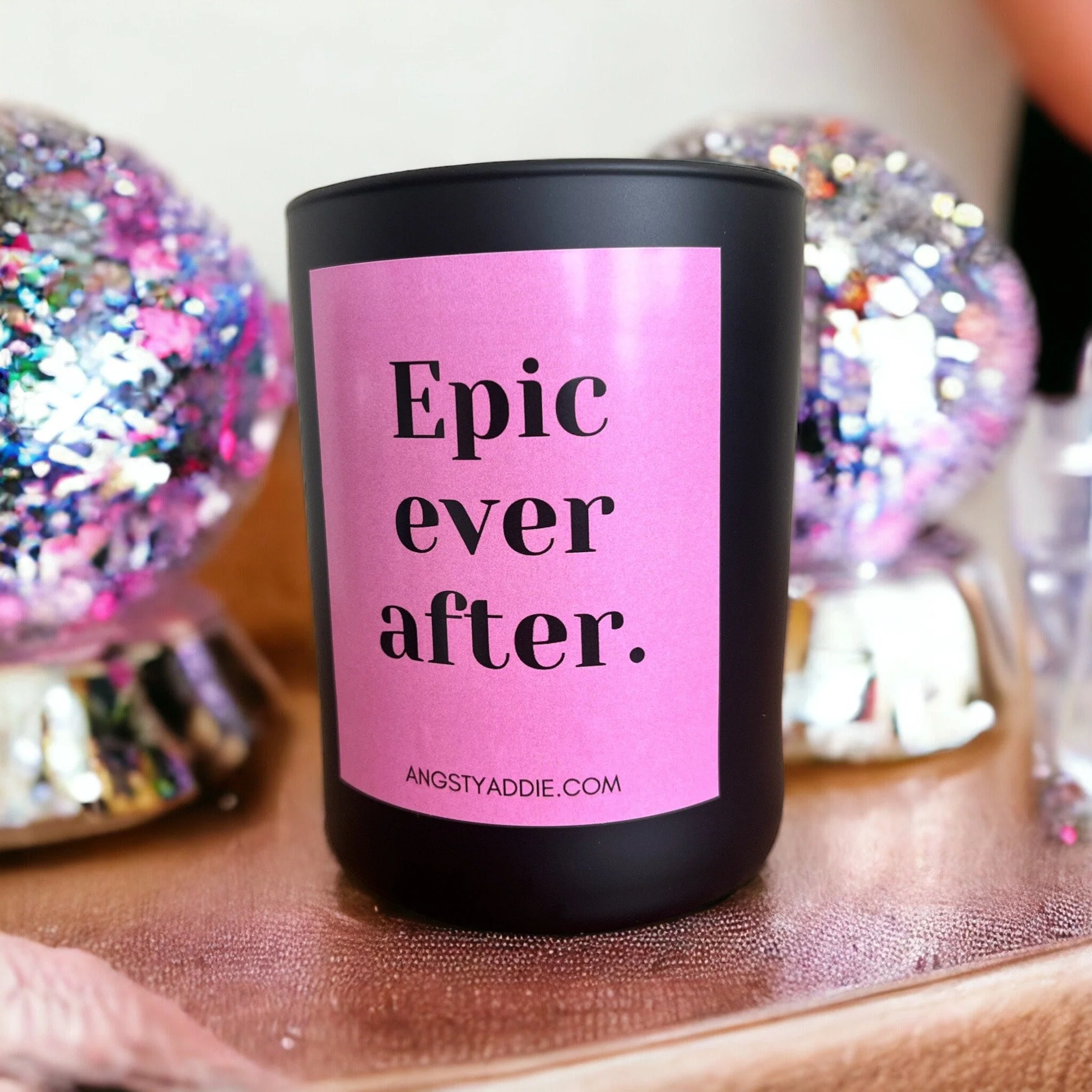 Epic Ever After bridal candle by Angsty Addie - Image 5