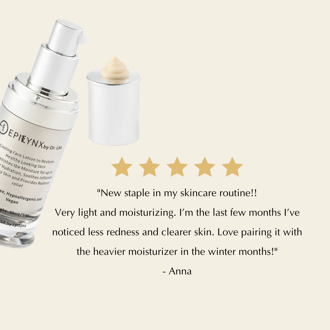Face Moisturizer for Sensitive and Dry Skin - Lightweight - Image 2