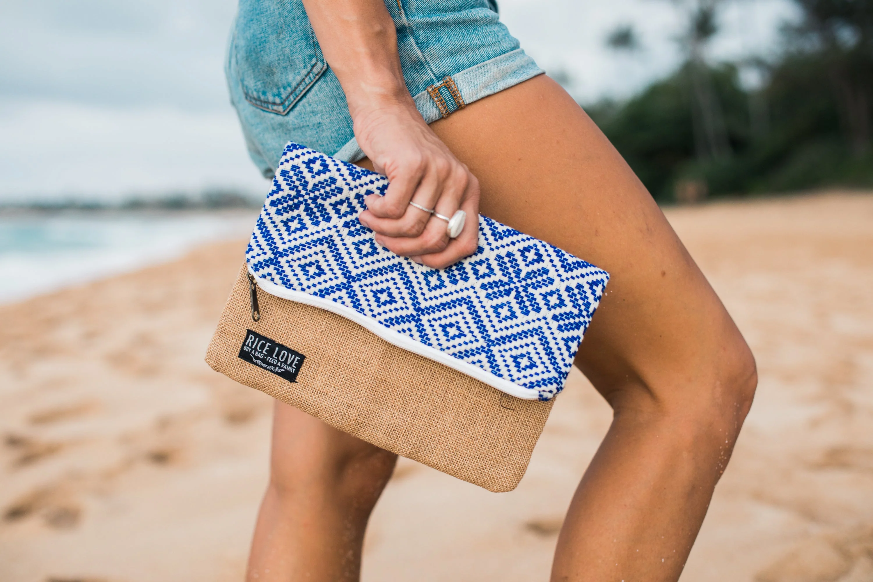 Foldover Clutch - Neela Heera by Rice Love - Image 4