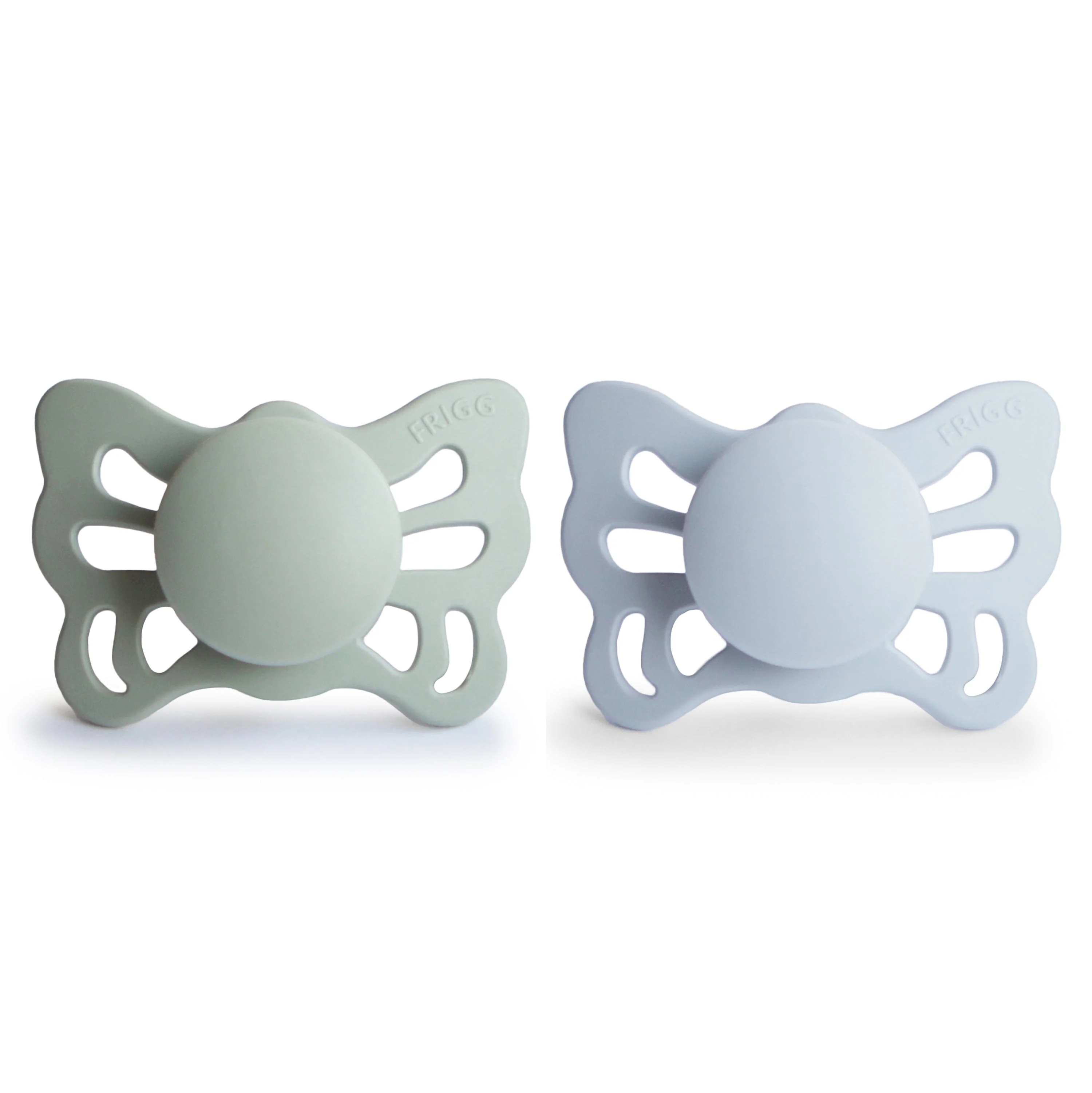 FRIGG Butterfly Anatomical Silicone Pacifier 2-Pack (0-6 Months) - Image 6