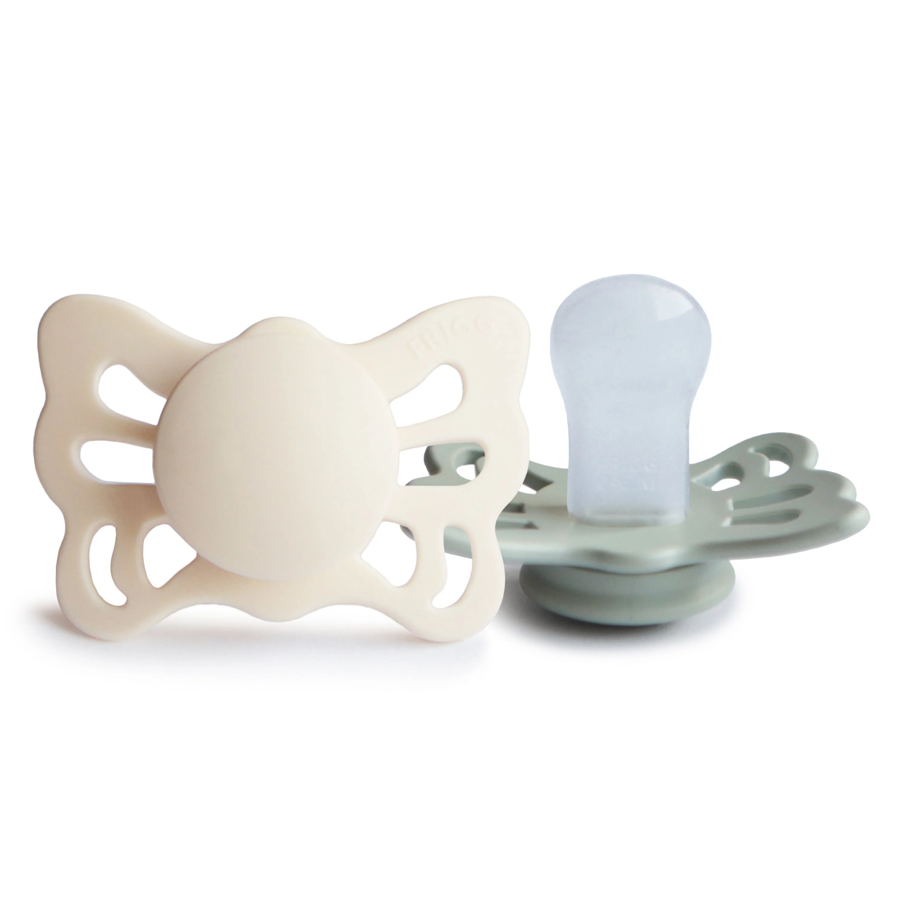 FRIGG Butterfly Anatomical Silicone Pacifier 2-Pack (0-6 Months) - Image 7