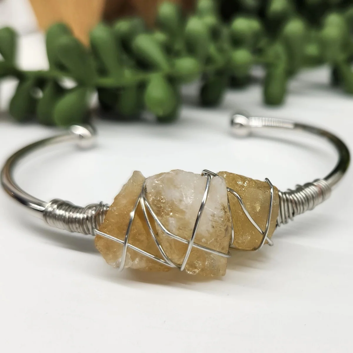 Gemstone Wire-Wrapped Bracelet - Image 16