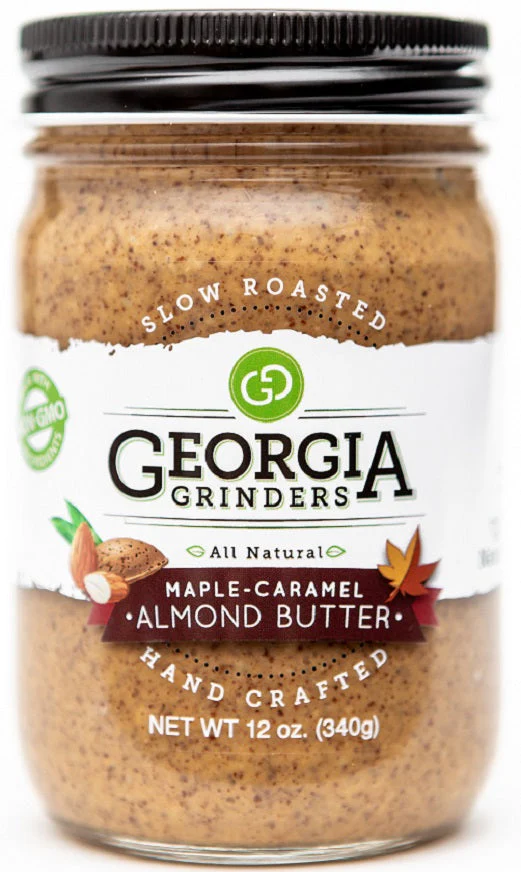 Georgia Grinders Maple Caramel Almond Butter and Honey Roasted Almond Butter Mix Pack (Two 12oz Jars of each) - CP-CL by Georgia Grinders - Image 2