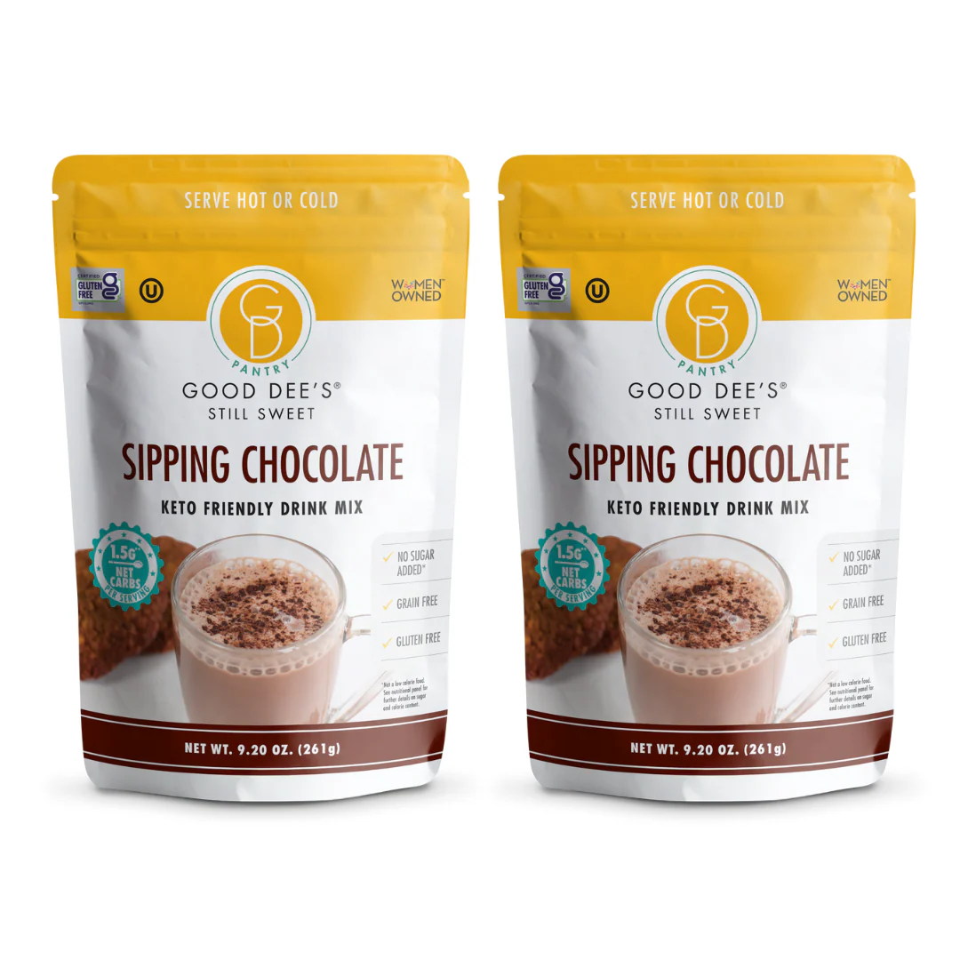 Good Dee's Sipping Chocolate Low Carb Drink Mix - Vegan, No Sugar Added*, Soy Free and Gluten Free by Good Dee's - Image 7