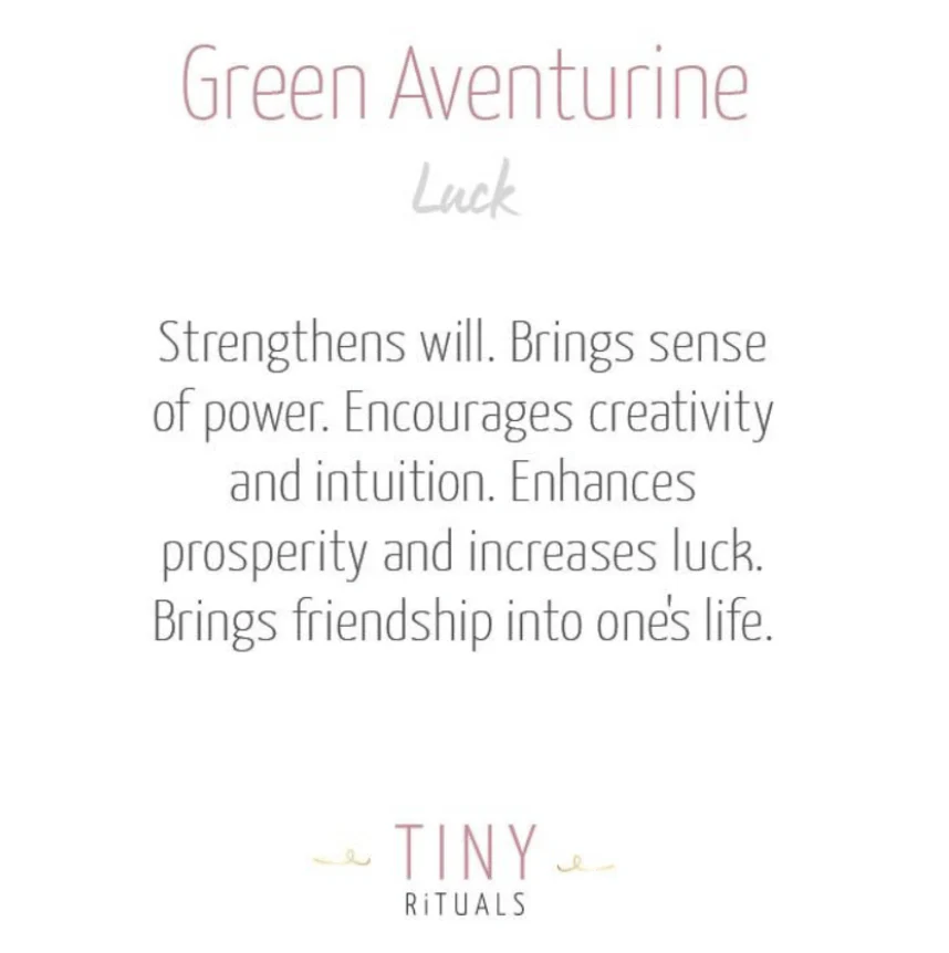 Green Aventurine Worry Stone by Tiny Rituals - Image 3
