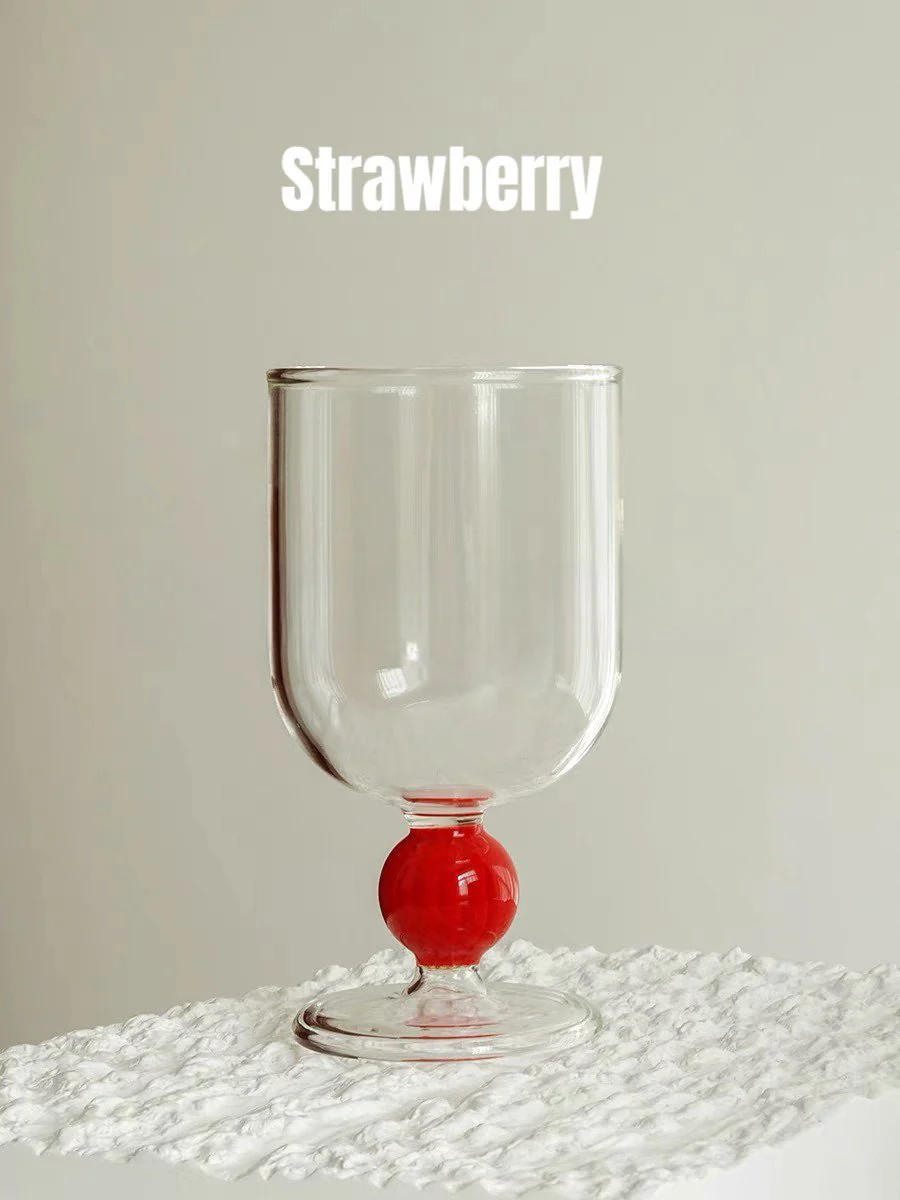 Gumballs Wine Glass - Eclectic Whimsical Coloured Cocktail Glasses - Image 13