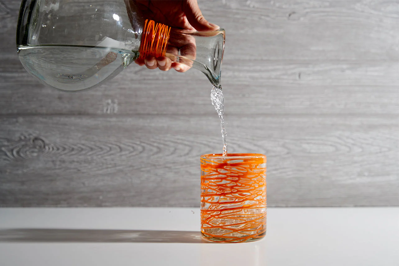 Handblown Glass Carafe by Verve Culture - Image 3
