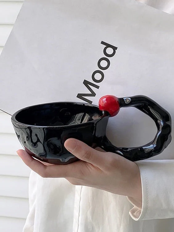 Handmade Irregular Retro Ceramic Bubble Coffee Mug, Espresso Cup - Image 11