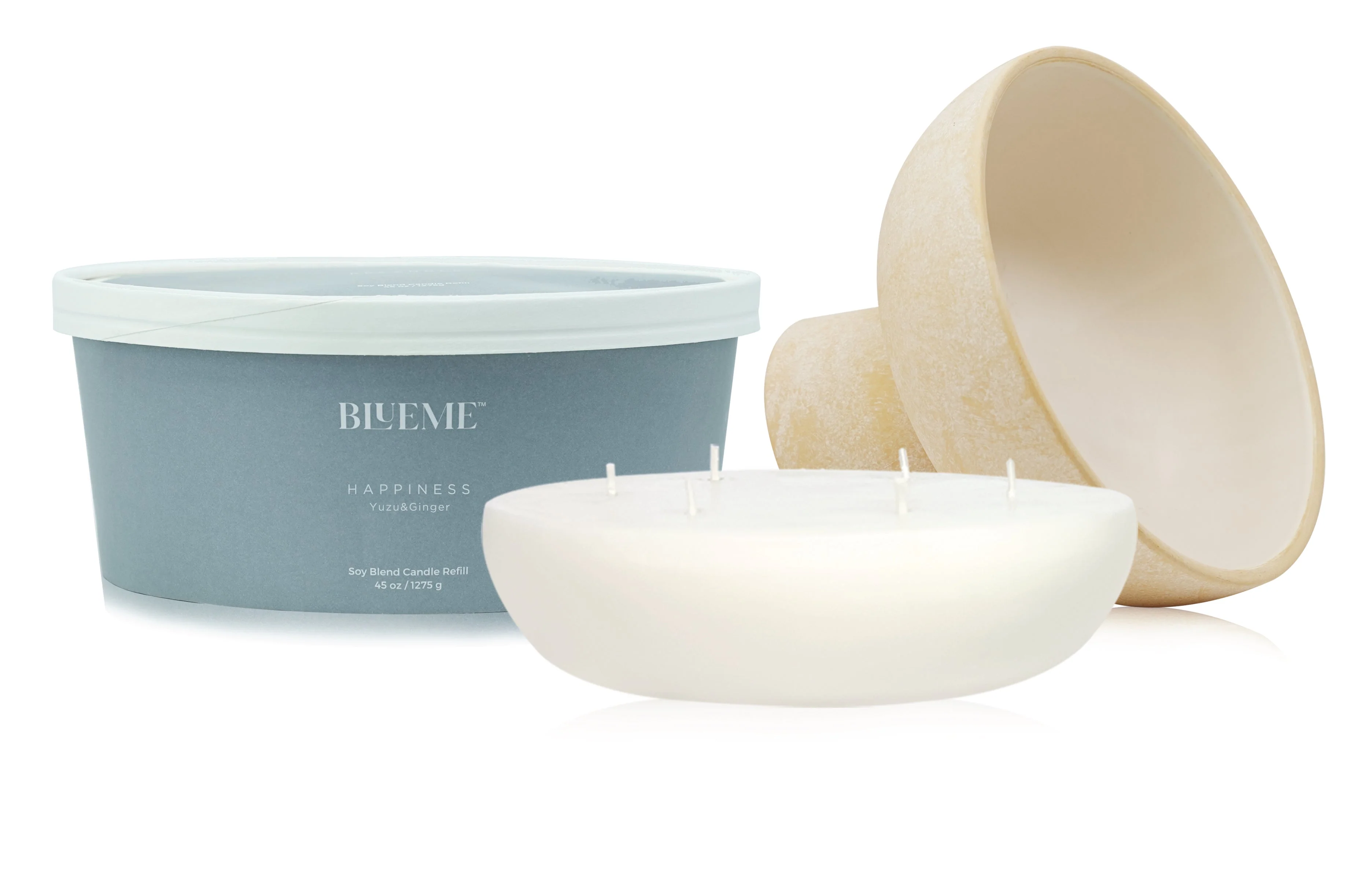 Happiness Recandle - Wax Refill - Yuzu & Ginger - Image 6