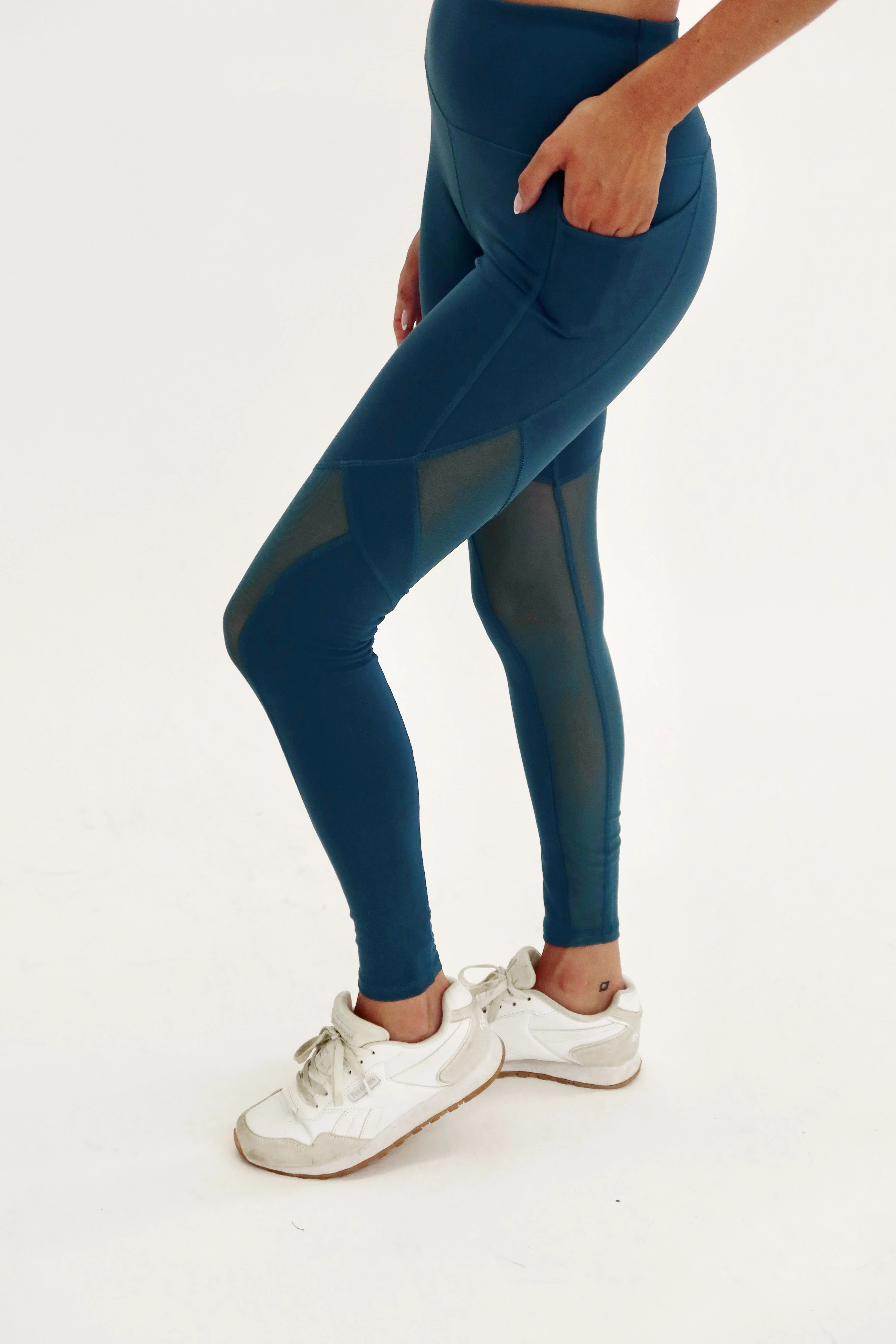 High-Rise Mesh Legging with Pockets by Seaav - Image 4