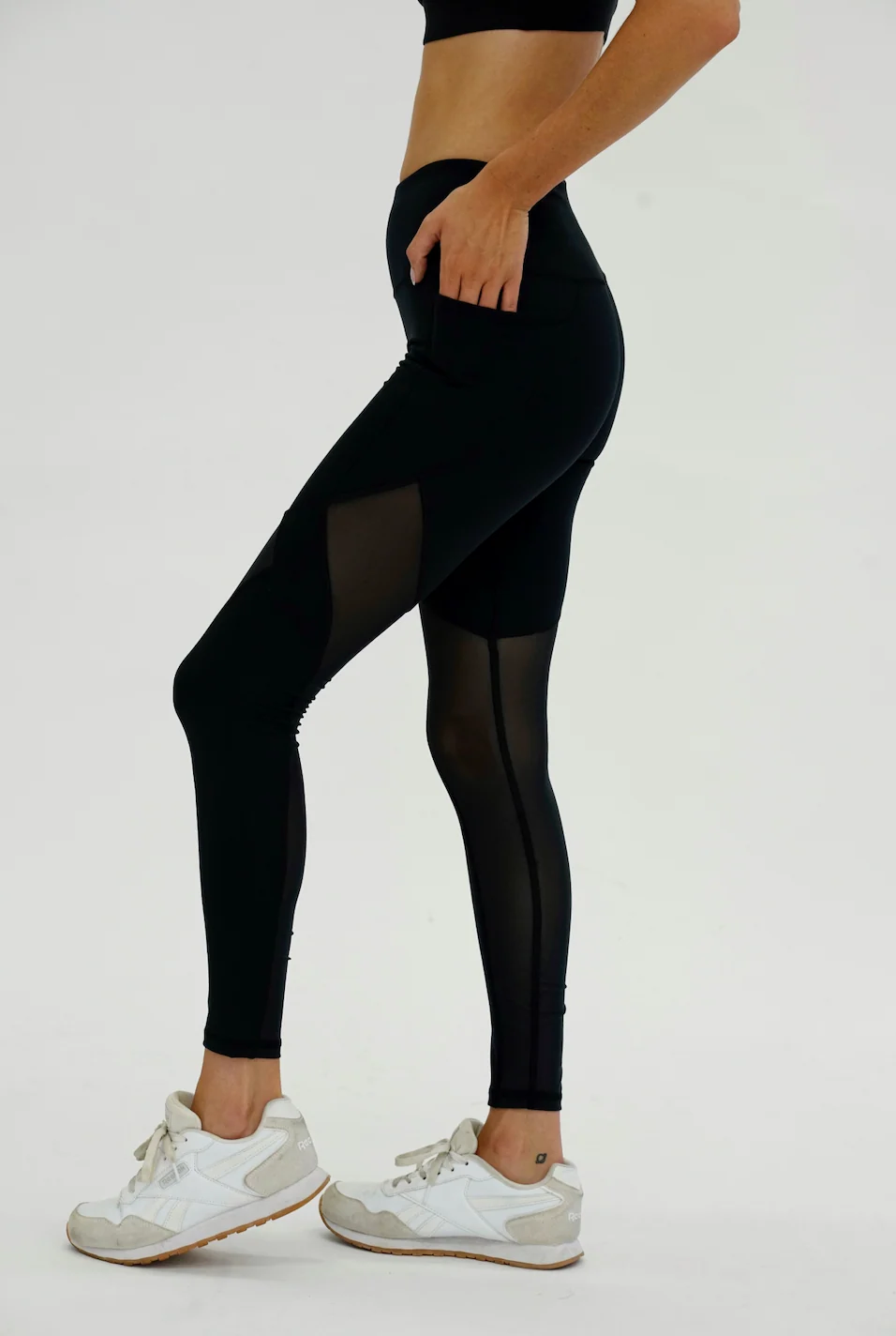 High-Rise Mesh Legging with Pockets by Seaav - Image 7