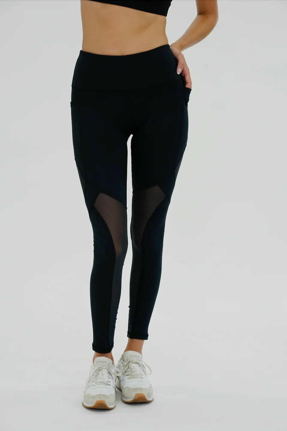 High-Rise Mesh Legging with Pockets by Seaav - Image 8