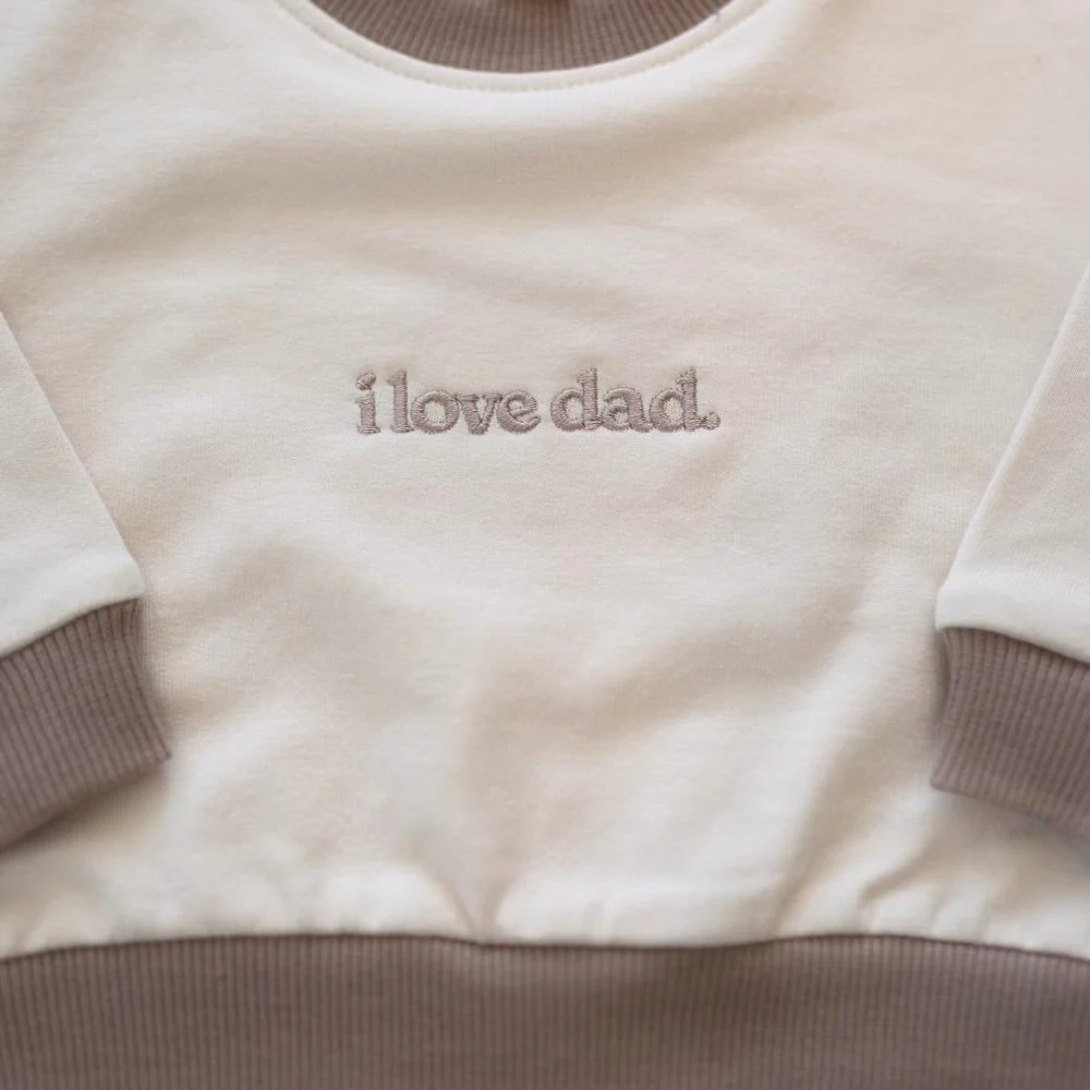 I Love Mom / I Love Dad Crewneck - Image 5