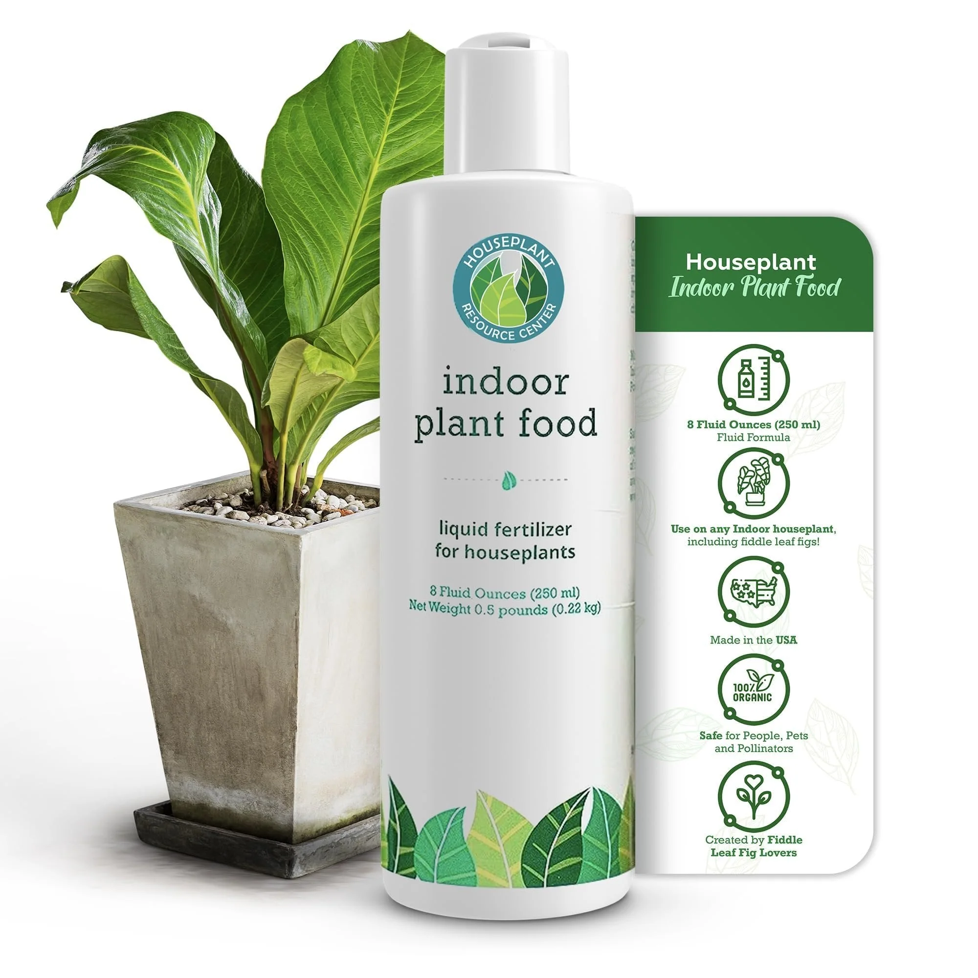 Indoor Plant Food by Houseplant Resource Center - Organic Liquid Fertilizer for Pothos, Peace Lily, Monstera, Cactus and More - 8 oz by Houseplant Resource Center - Image 3