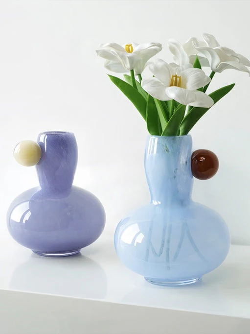 Jelly Bean Bud Vase - Whimsical Dopamine Centerpiece Vase for Gorgeous Tablescape - Image 3