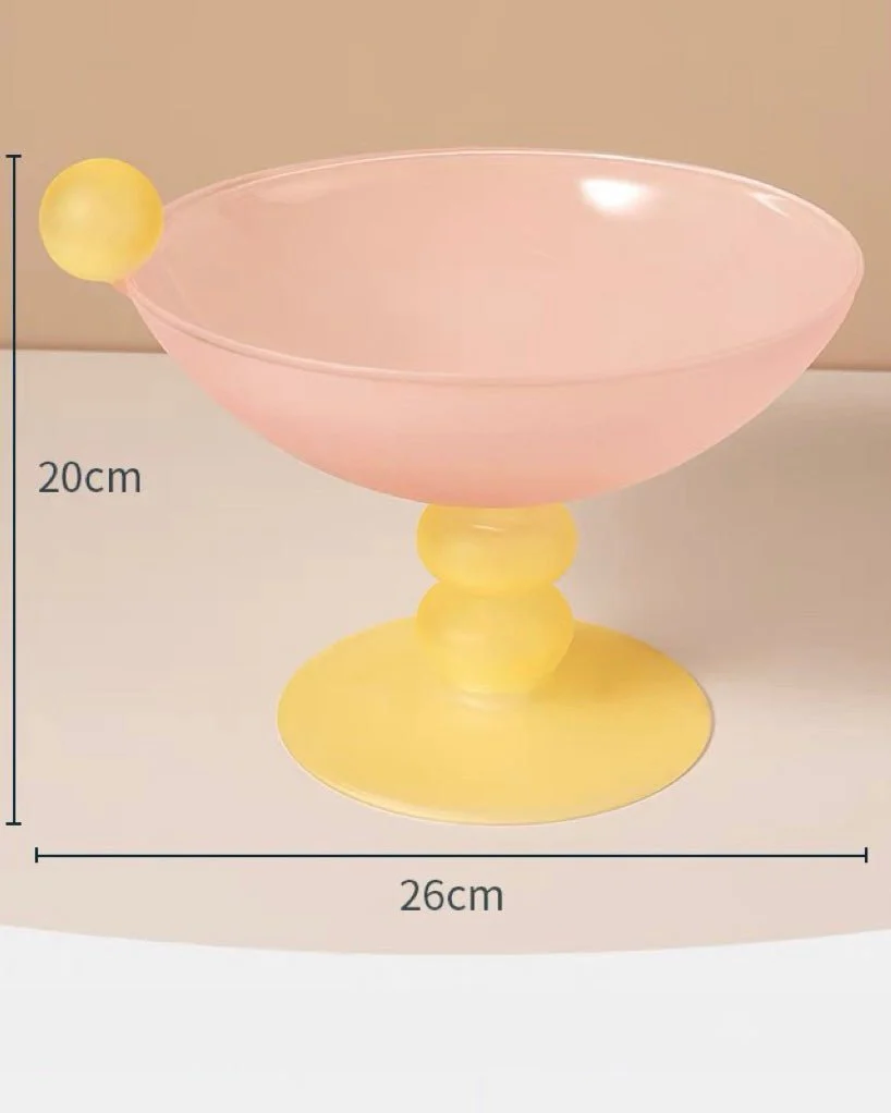 Jelly Bean Footed Tray Fruit Bowl - Whimsical Dopamine Table Setting Centerpiece - Image 12