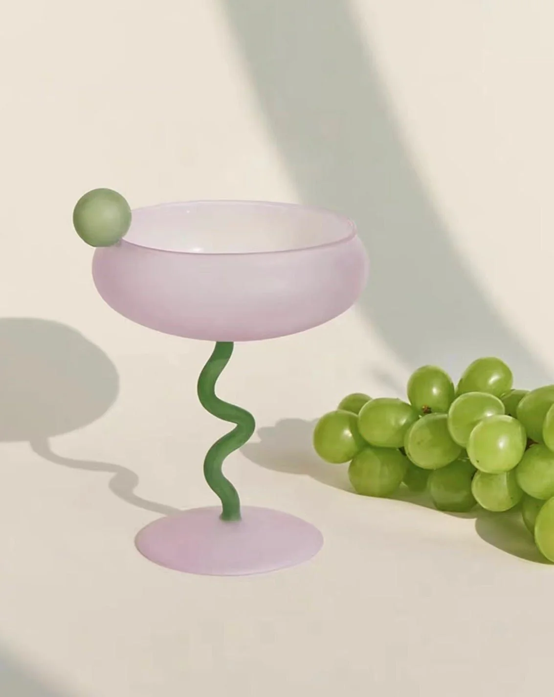 Jelly Bean, Whimsical Toasting Glasses, Wine-Tasting Drinking Coupe Glass for Celebrations - Image 3