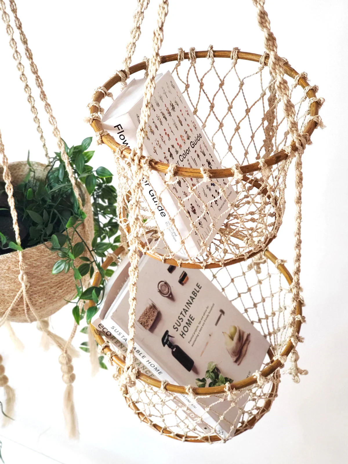 Jhuri Double Hanging Basket - Image 4