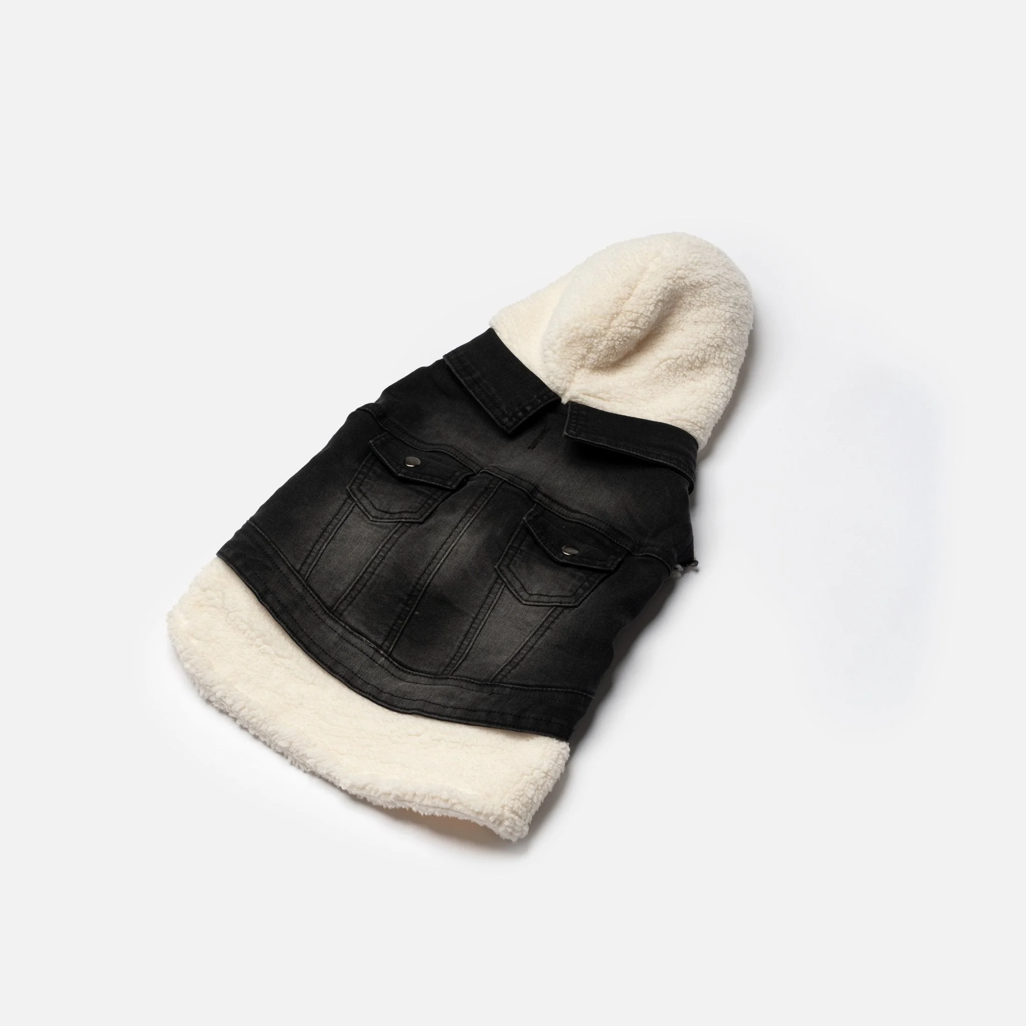 Justin - Denim Dog Jacket (Black) - Image 2