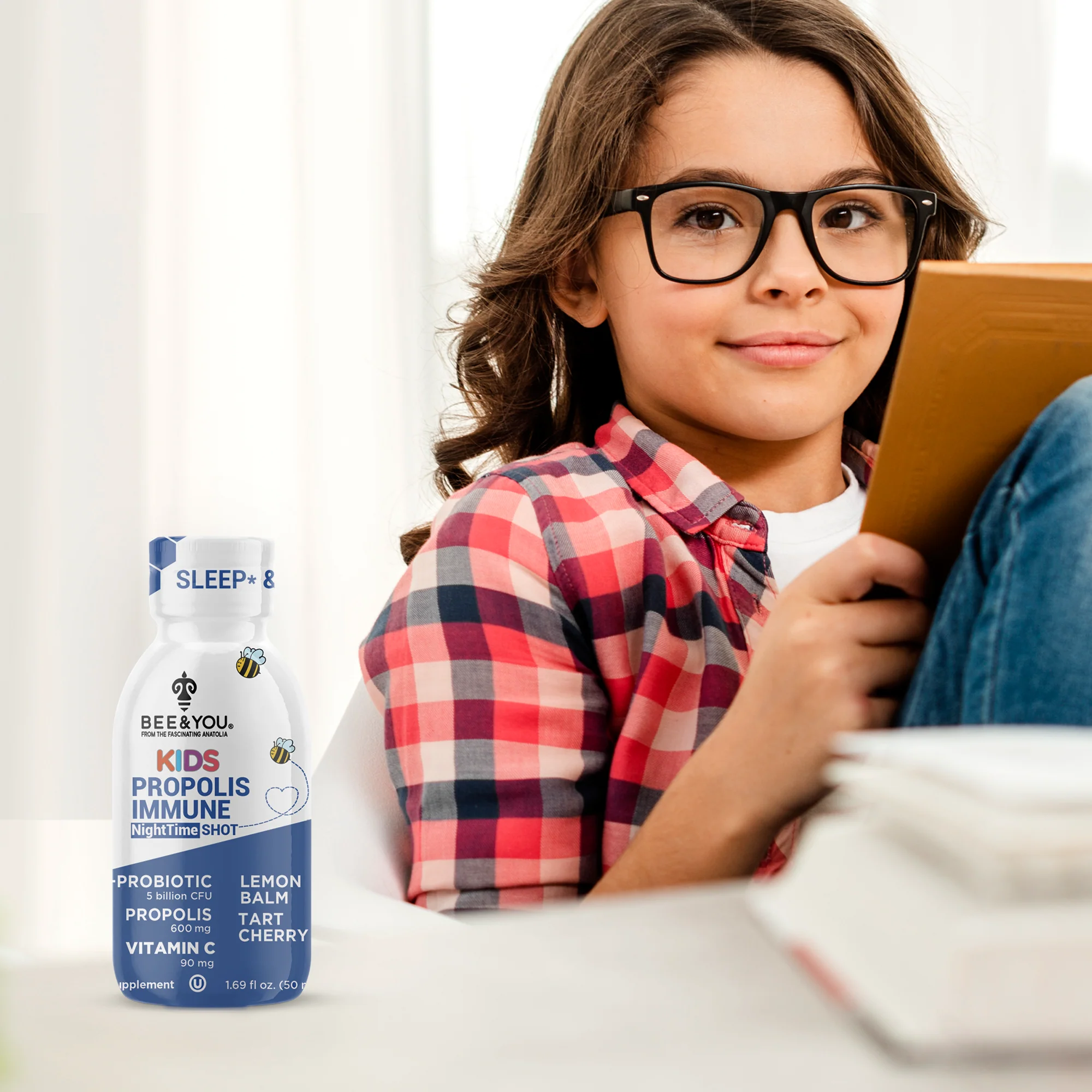Kids Propolis Immune NightTime Shot - Probiotic, 50 ml - Image 3