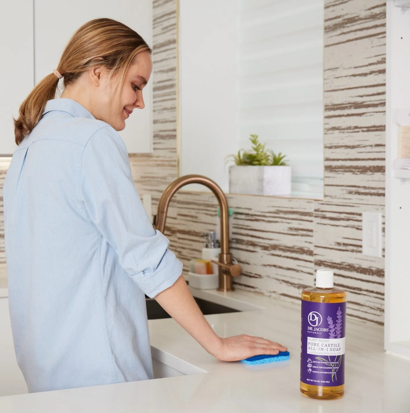 Lavender All in 1 Castile Soap by Dr. Jacobs Naturals - Image 2