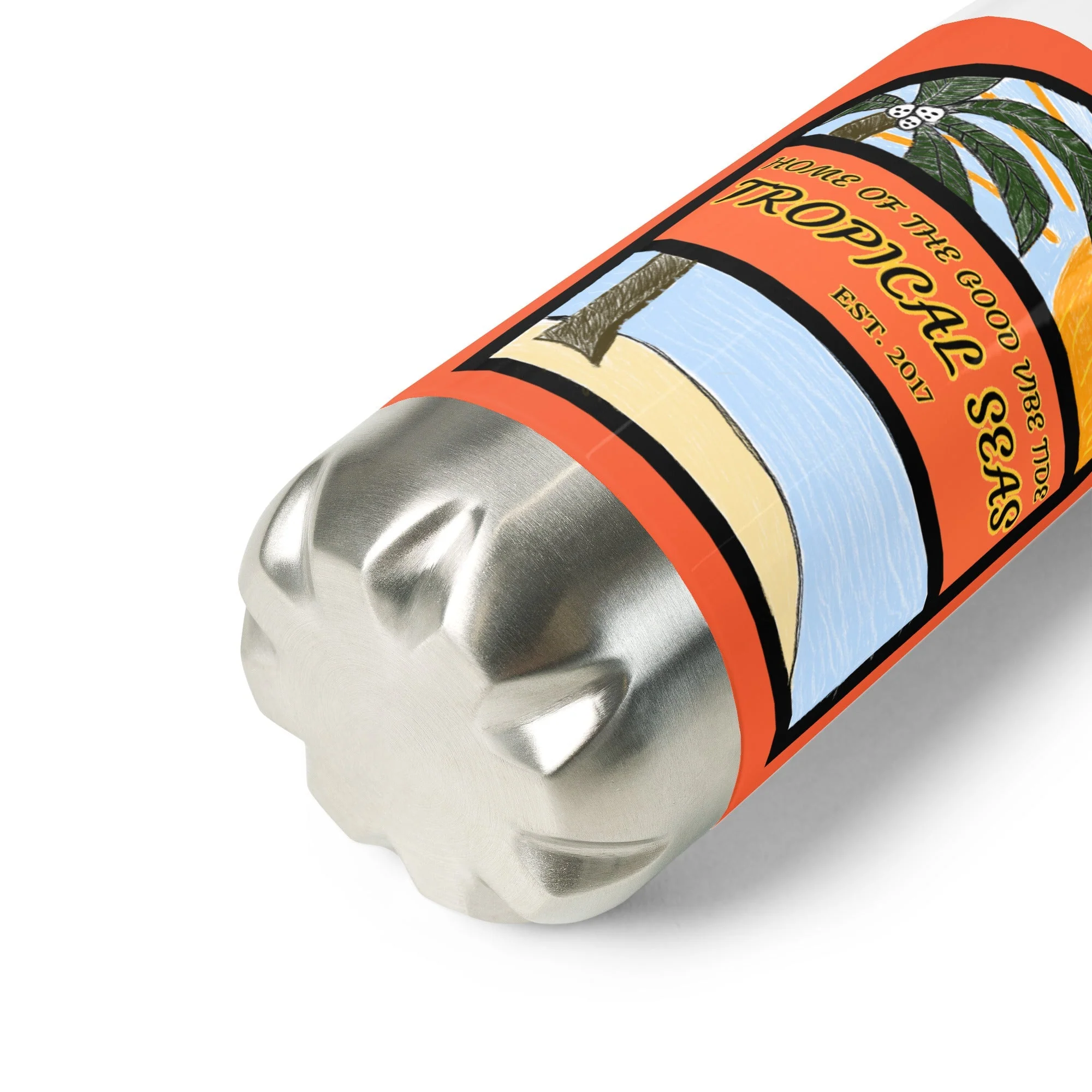 Lazy Afternoon Sketch Stainless Steel Water Bottle - Image 2