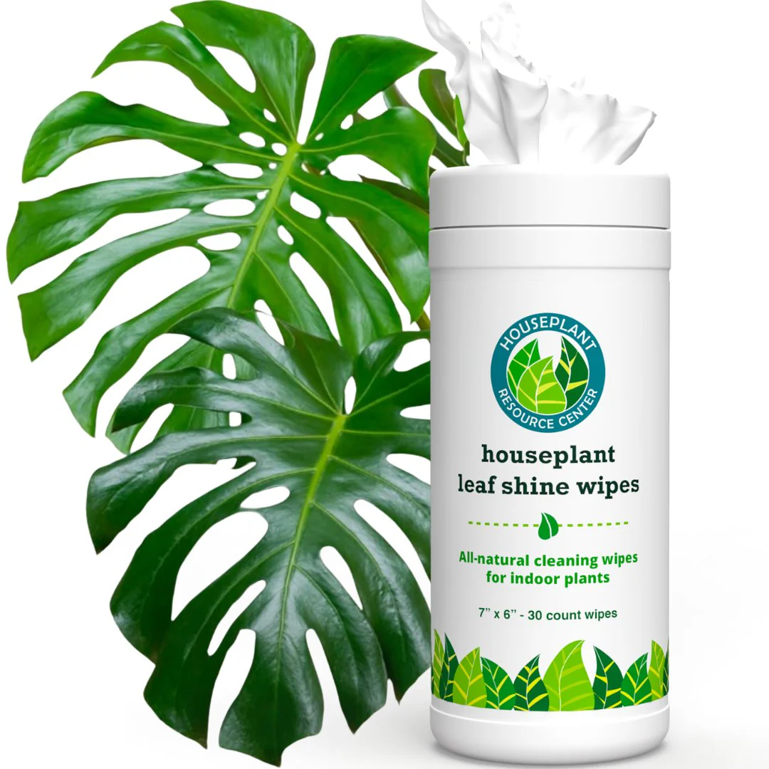 Leaf Cleaner Wipes for House Plants - Sparkling Leaf Shine for Indoor Plants - Houseplant Resource Center Plant Cleaning Wipes for Leaves - Root and Plant Duster Wipes (30 Count) by Houseplant Resource Center