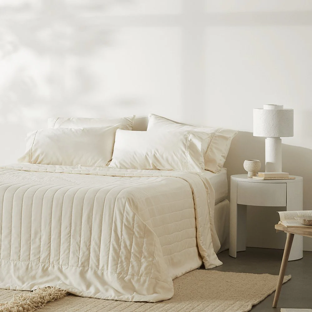 Linen+ Quilted Coverlet - Image 3