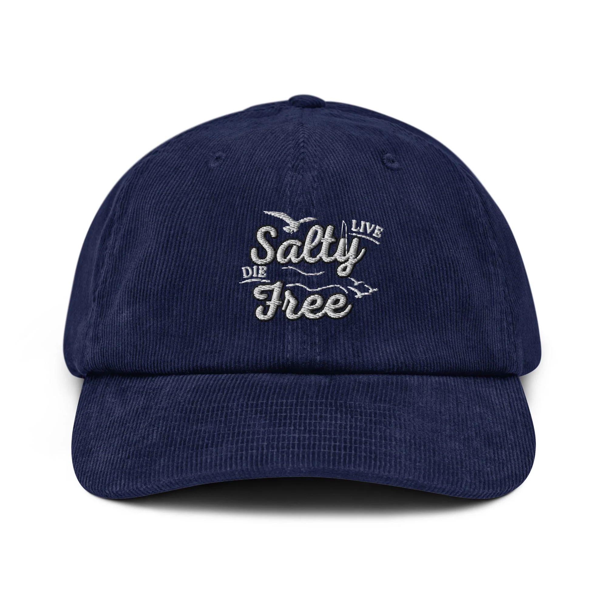 Live Salty, Die Free Corduroy hat - Image 3