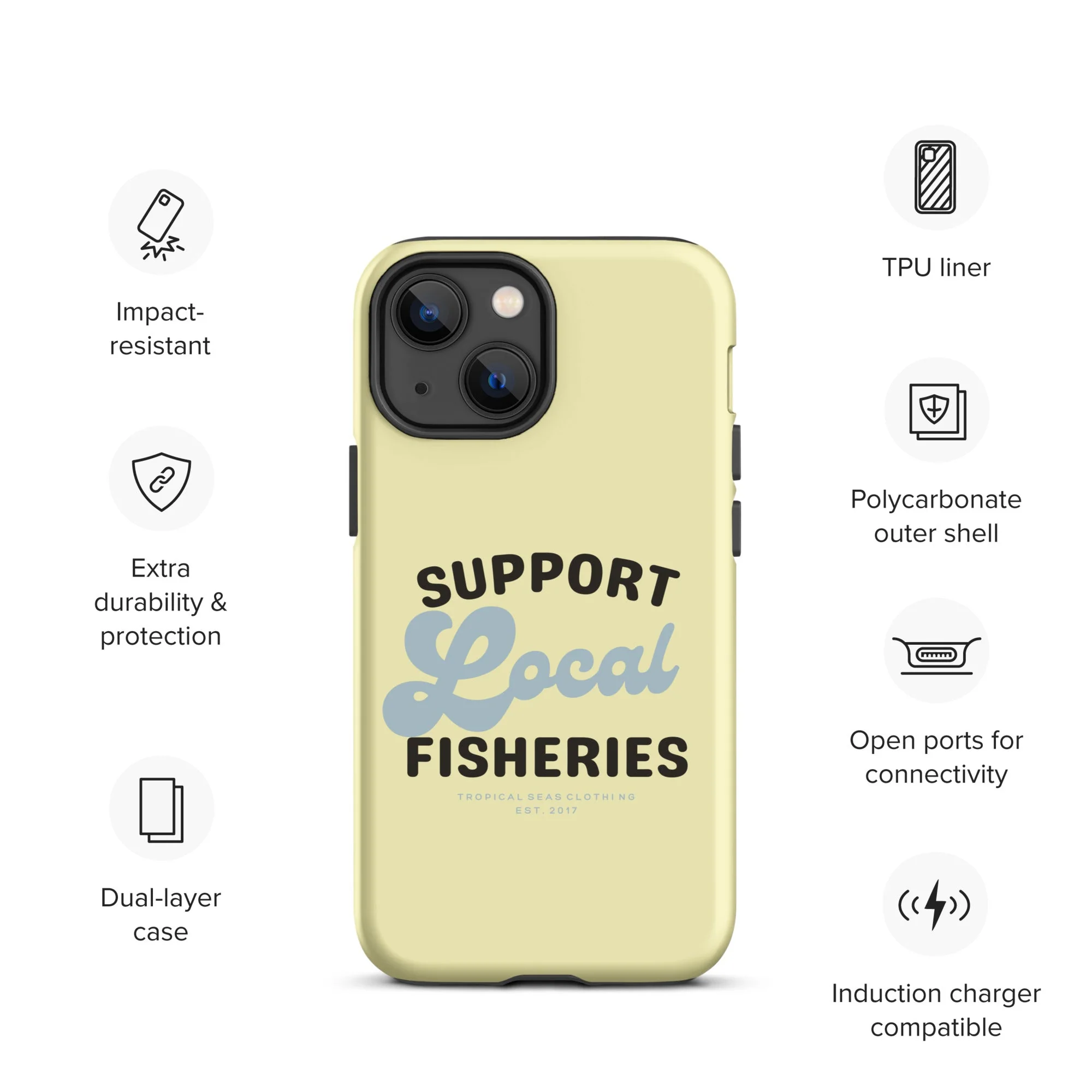 Local Fisheries Tough Case for iPhone® - Image 2