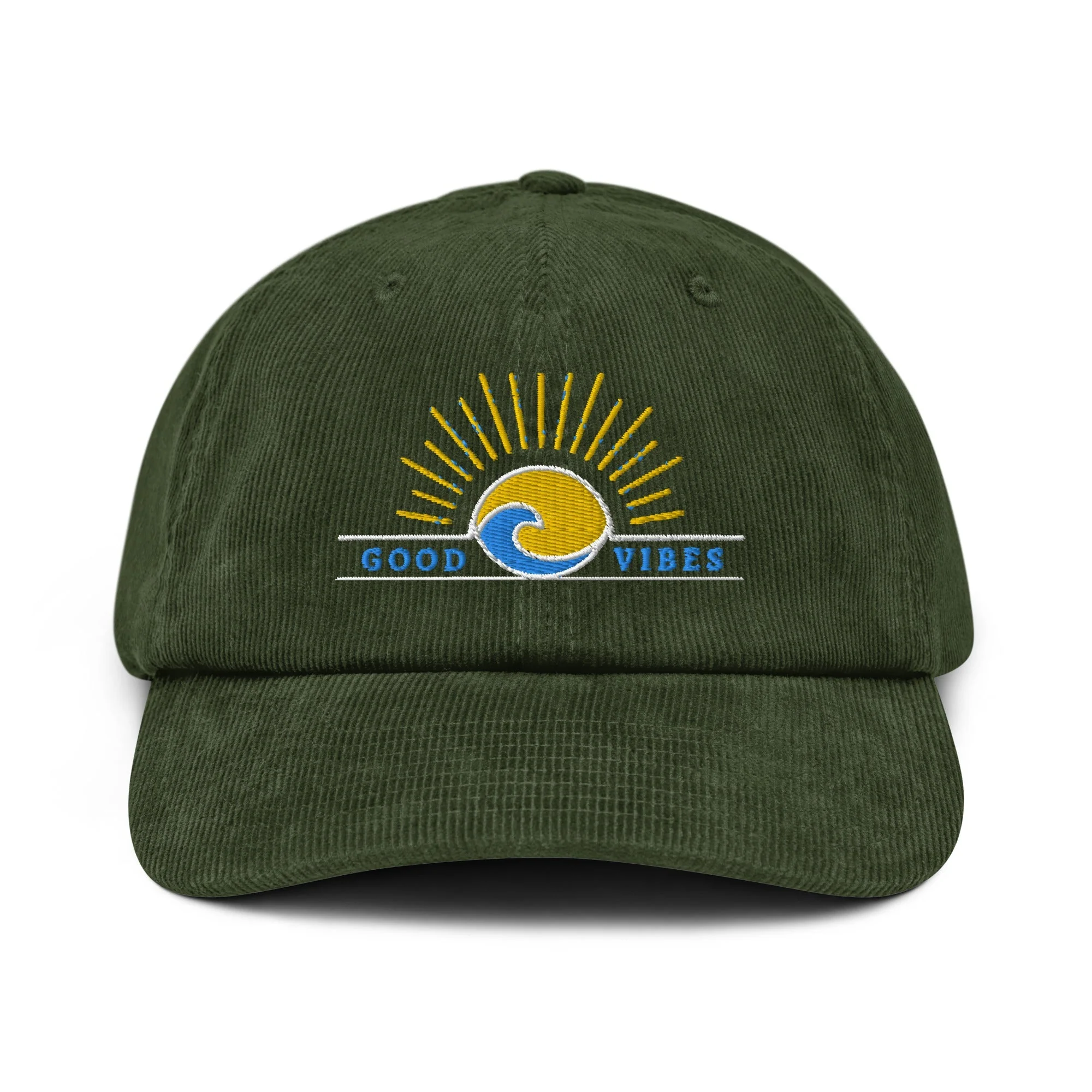 Local Sunrise Tropical Corduroy Hat - Image 5