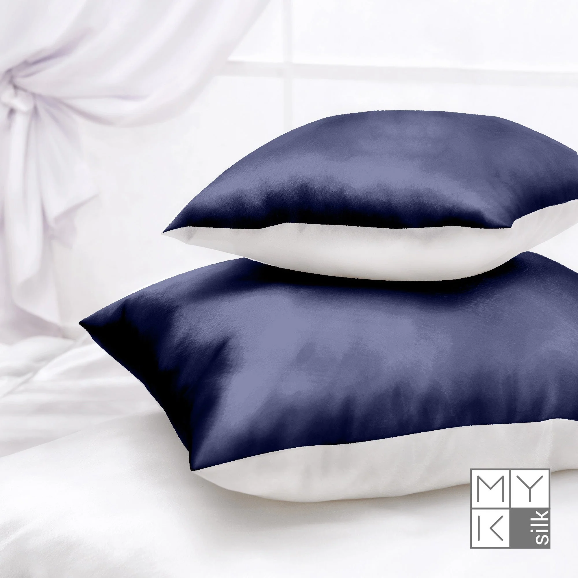 Luxury Mulberry Silk Pillowcase with Cotton Underside (25 momme) - Image 23